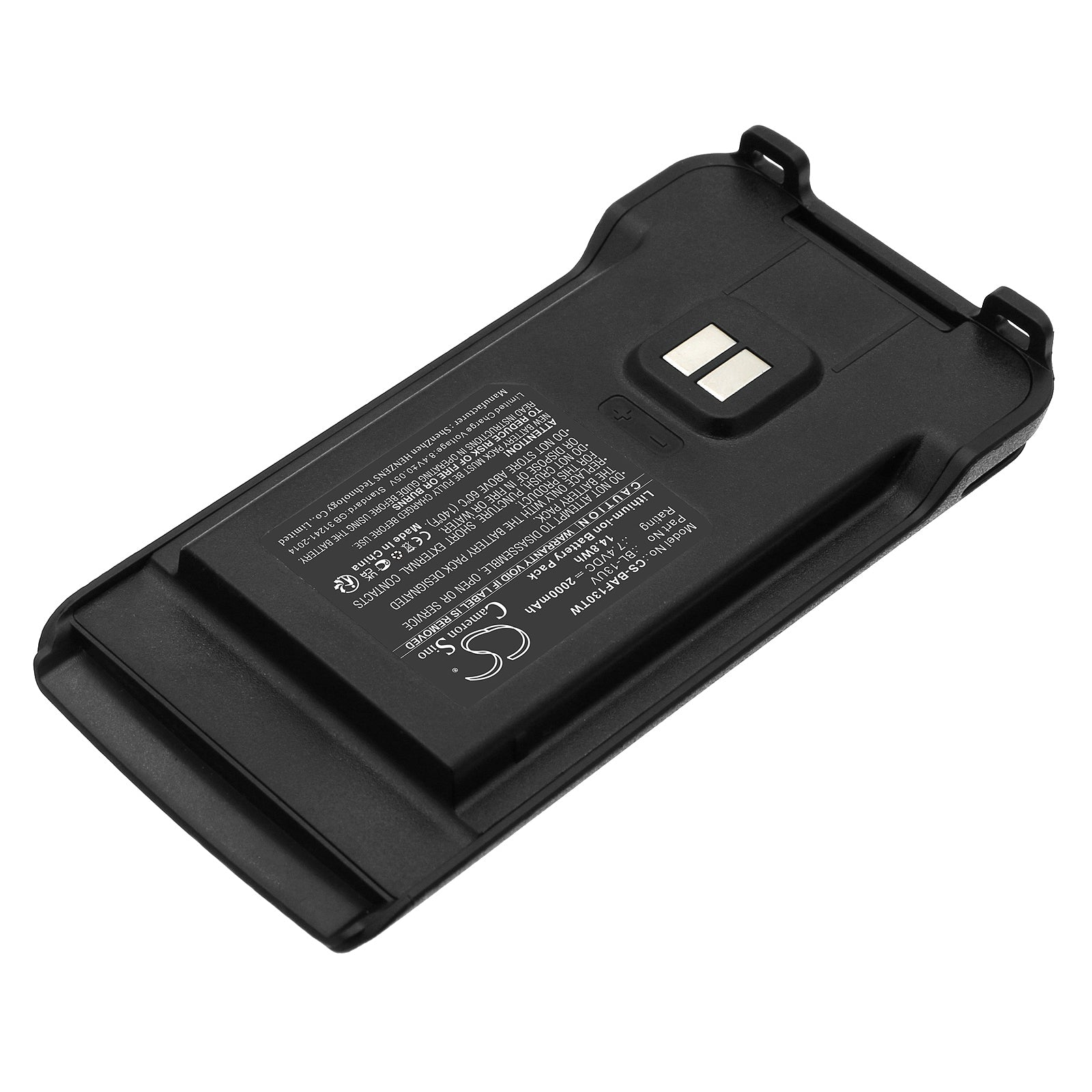 Li-ion, Two-Way Radio Battery fits Explorer Qrz-1, Pofung P15uv, 7.4V, 2000mAh Two-Way Radio Cameron Sino Technology Limited