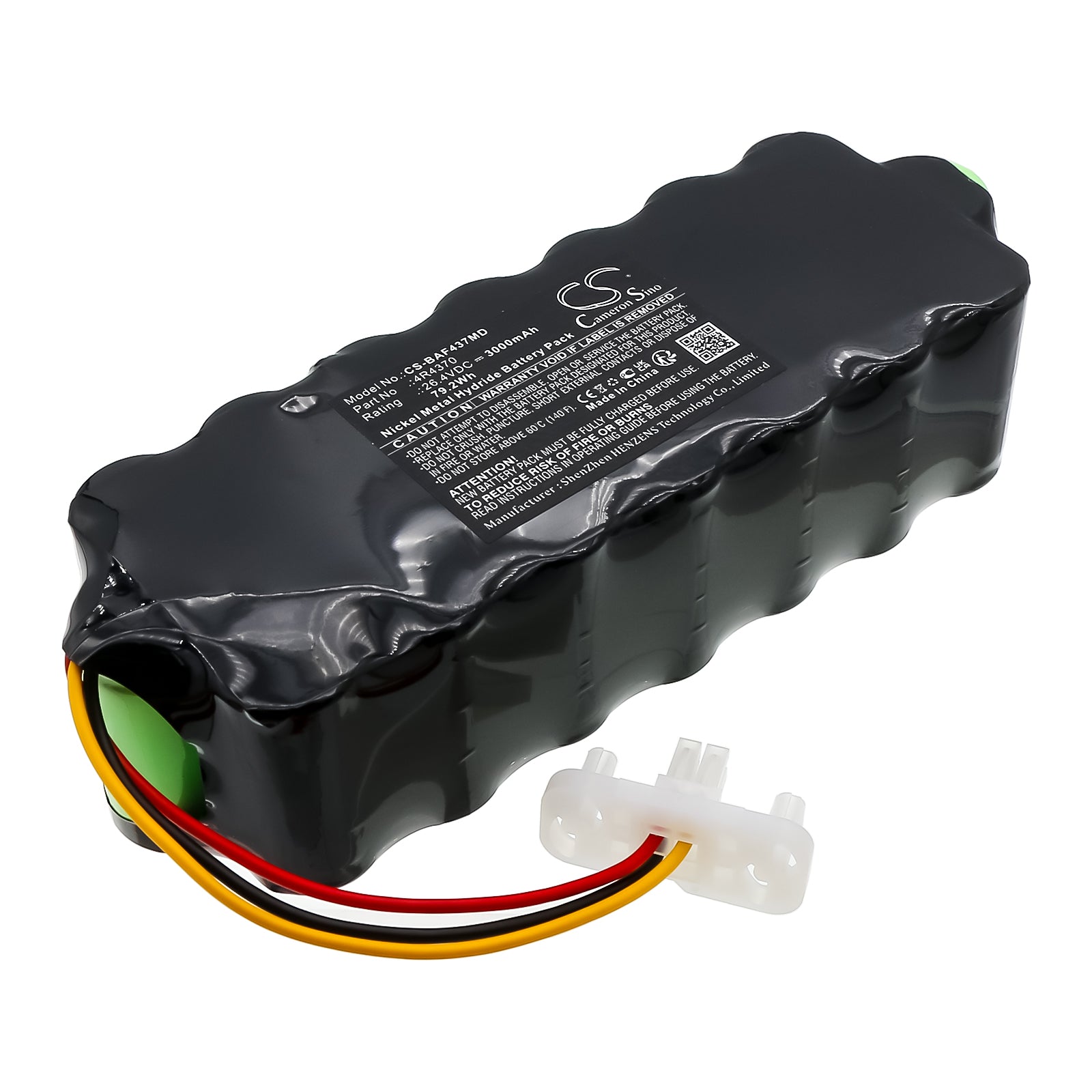 26.4V, Ni-MH, 3000mAh, Battery fits Baxter Healthcare Fenwal Autoseal 4R4370, 79.2Wh Medical Cameron Sino Technology Limited