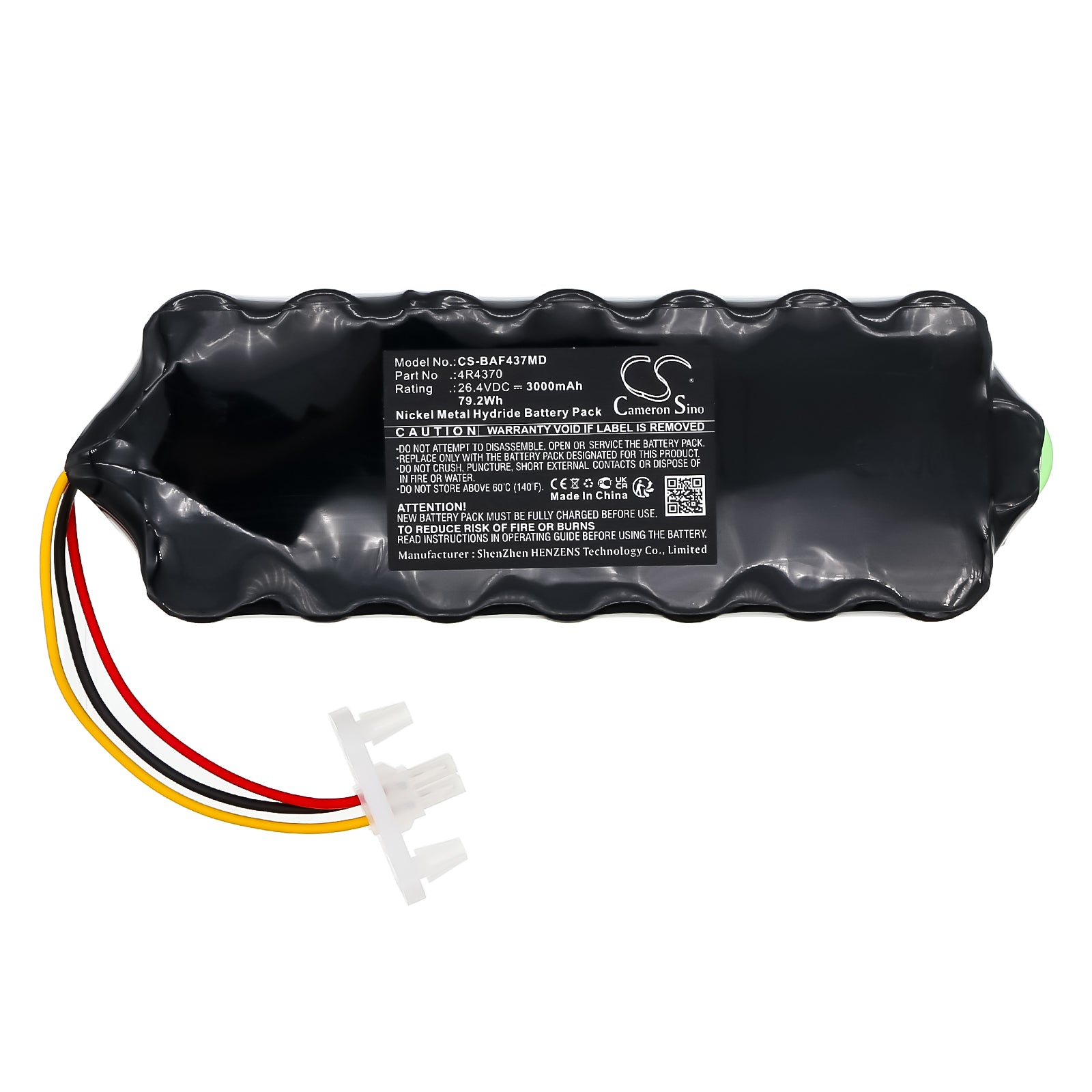 26.4V, Ni-MH, 3000mAh, Battery fits Baxter Healthcare Fenwal Autoseal 4R4370, 79.2Wh Medical Cameron Sino Technology Limited