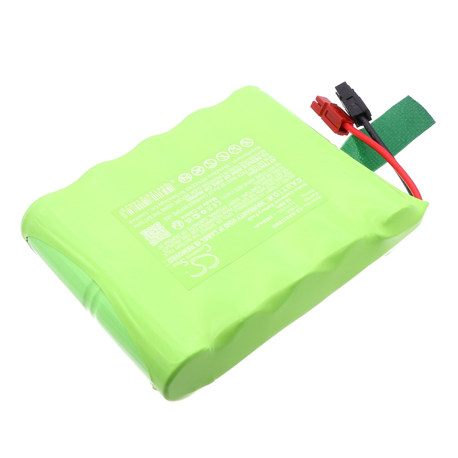12V, Ni-CD, 3000mAh, Battery fits Baxter Healthcare Tube Sealer 2380, 36Wh Medical Cameron Sino Technology Limited