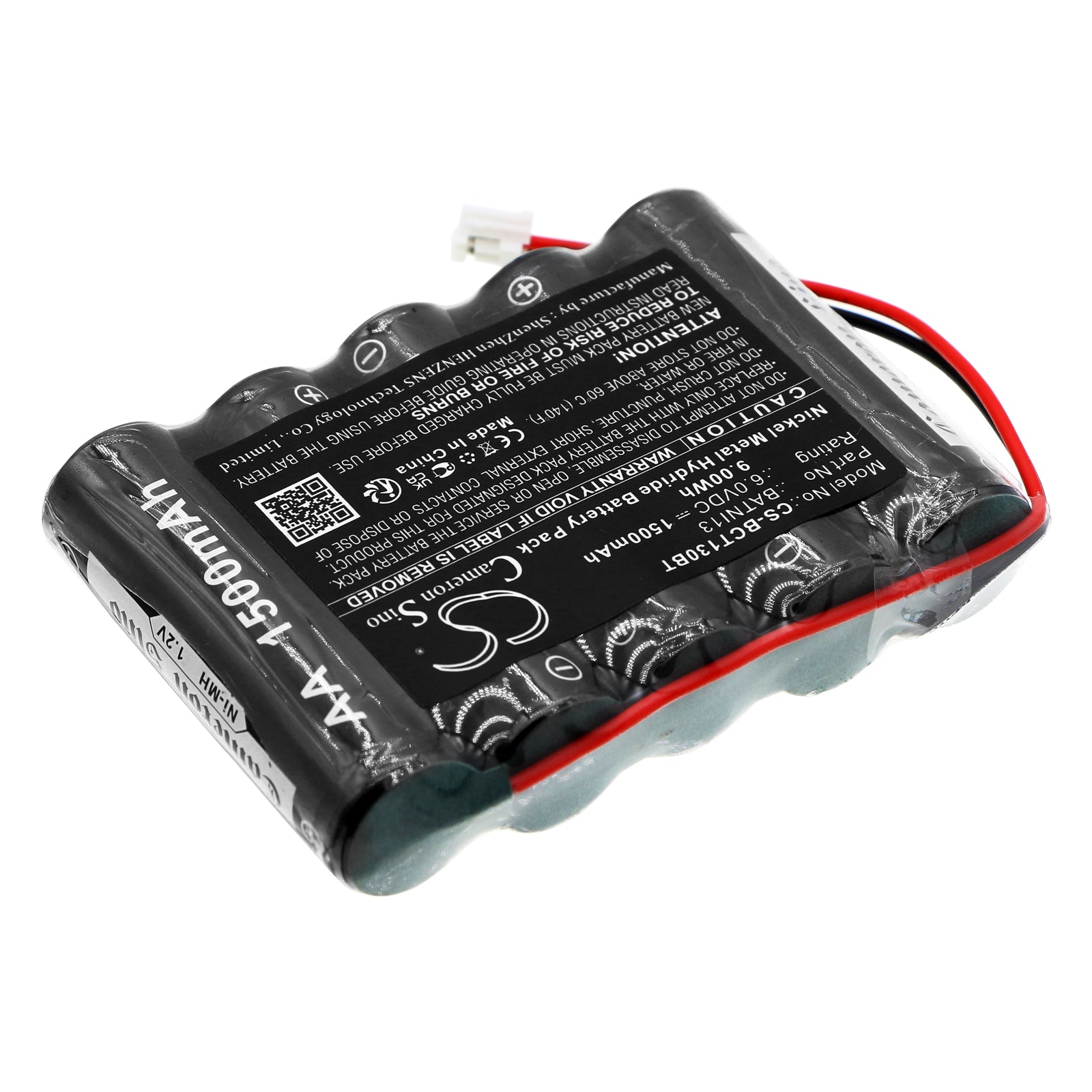 Ni-MH, Alarm System Battery fits Daitem Panel Pre 2007, 6.0V, 1500mAh Alarm System Cameron Sino Technology Limited
