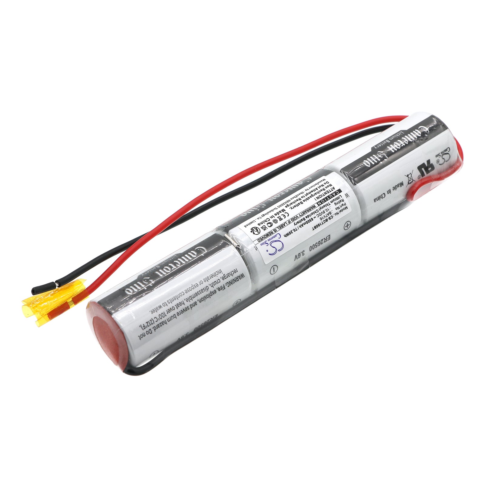 Li-SOCl2, Alarm System Battery fits Daitem C104 Compact, Dc643, 10.8V, 6500mAh Alarm System Cameron Sino Technology Limited