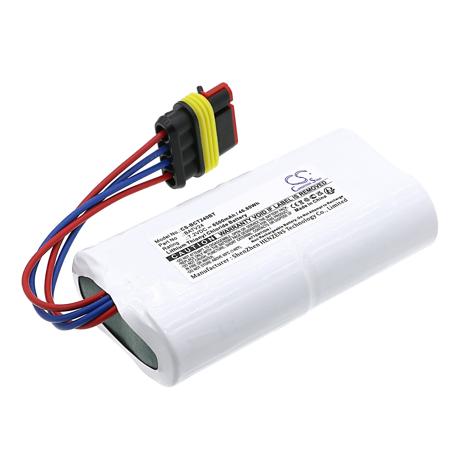 Li-SOCl2, Alarm System Battery fits Gira , Daitem Dc408, 7.2V, 6500mAh Alarm System Cameron Sino Technology Limited