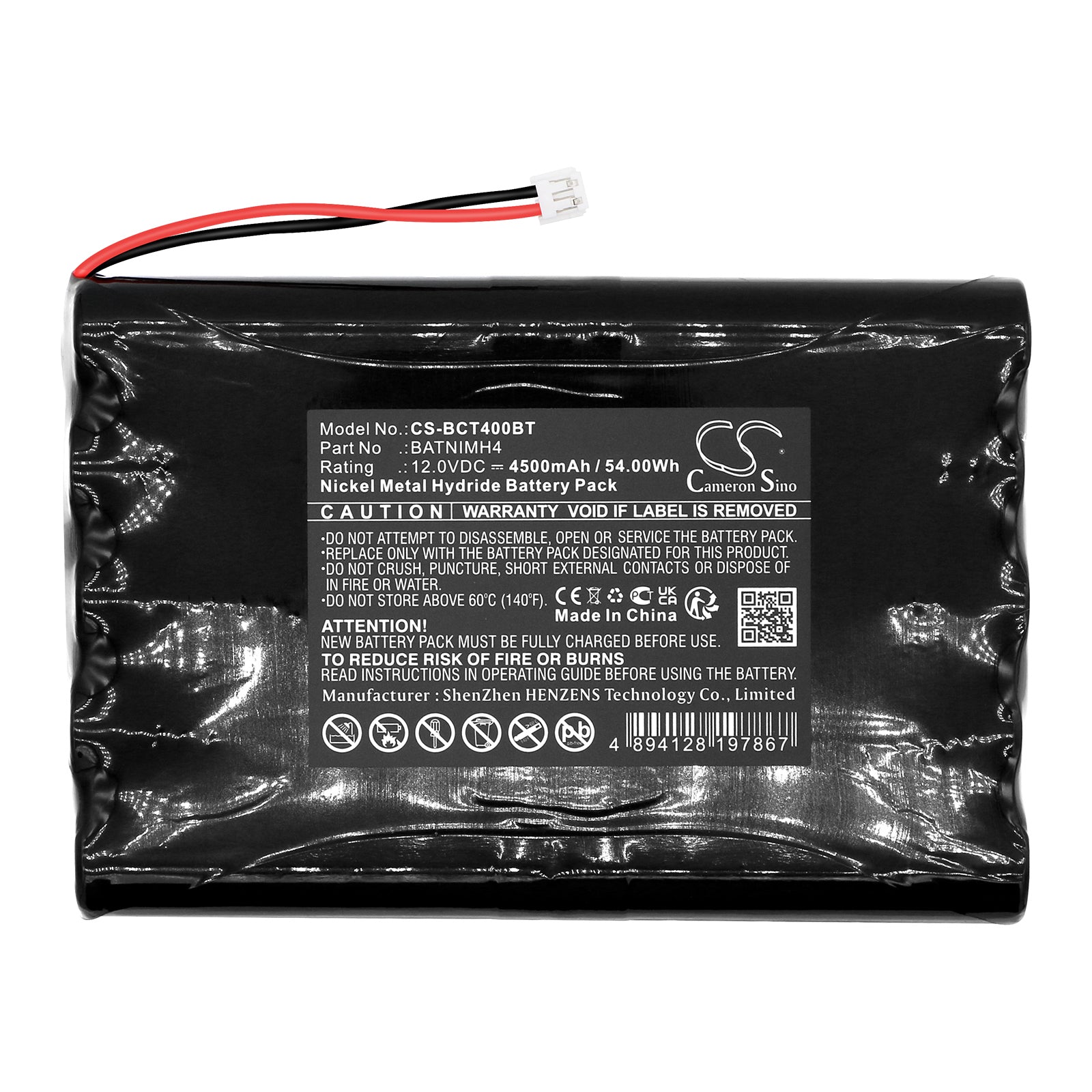 Ni-MH, Alarm System Battery fits Daitem 318-16d, 12.0V, 4500mAh Alarm System Cameron Sino Technology Limited