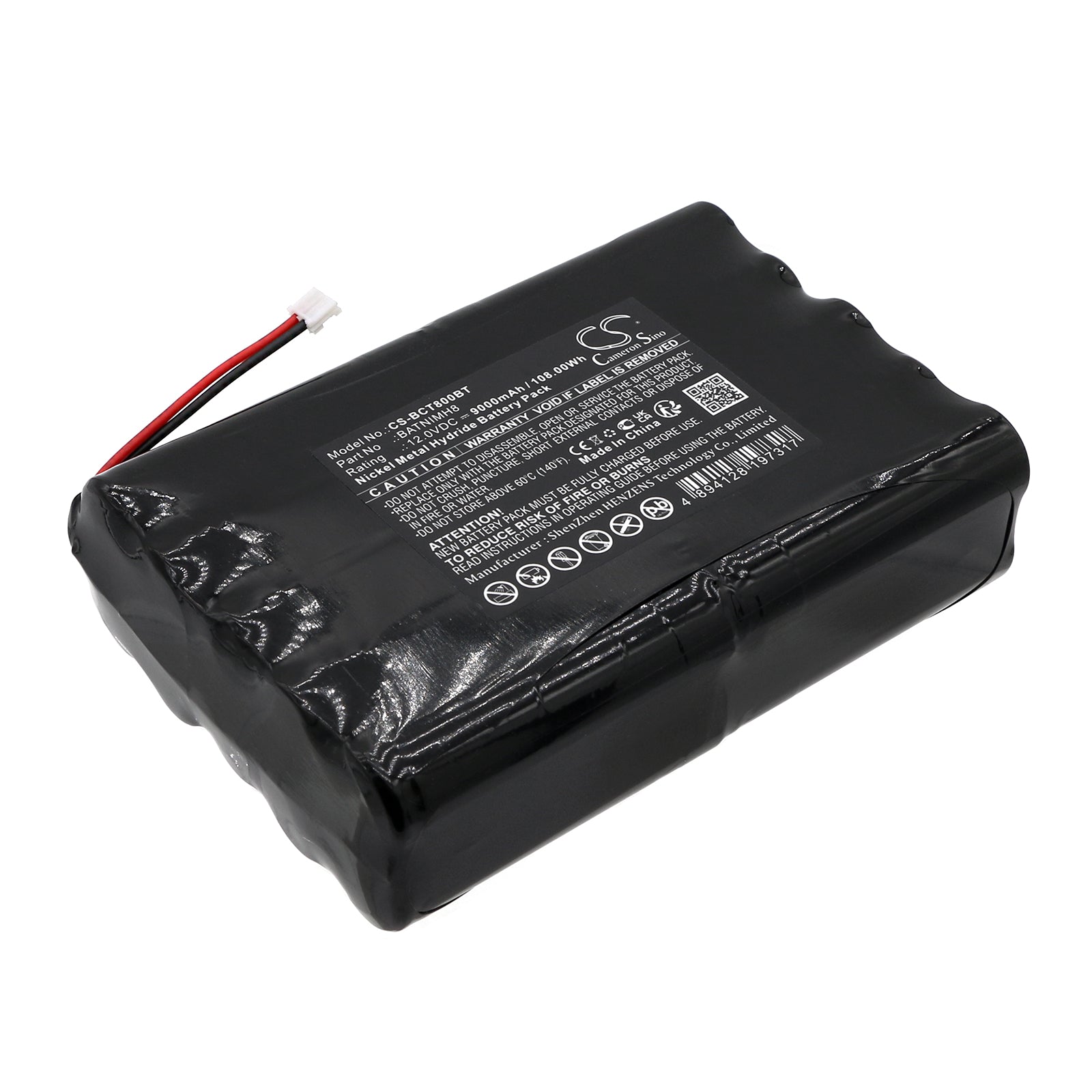 Ni-MH, Alarm System Battery fits Daitem 318-16d, 12.0V, 9000mAh Alarm System Cameron Sino Technology Limited