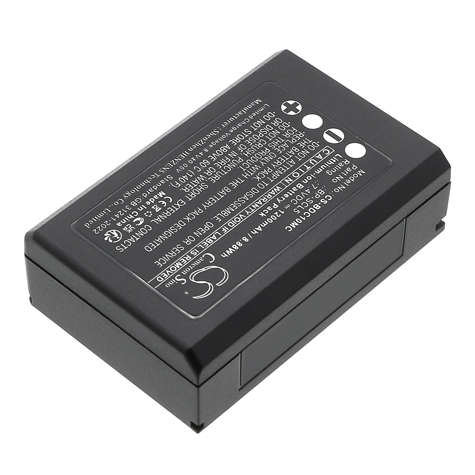 7.4V, Li-ion, 1200mAh, Battery fits Leica M10, M10P, 8.88Wh Camera Cameron Sino Technology Limited