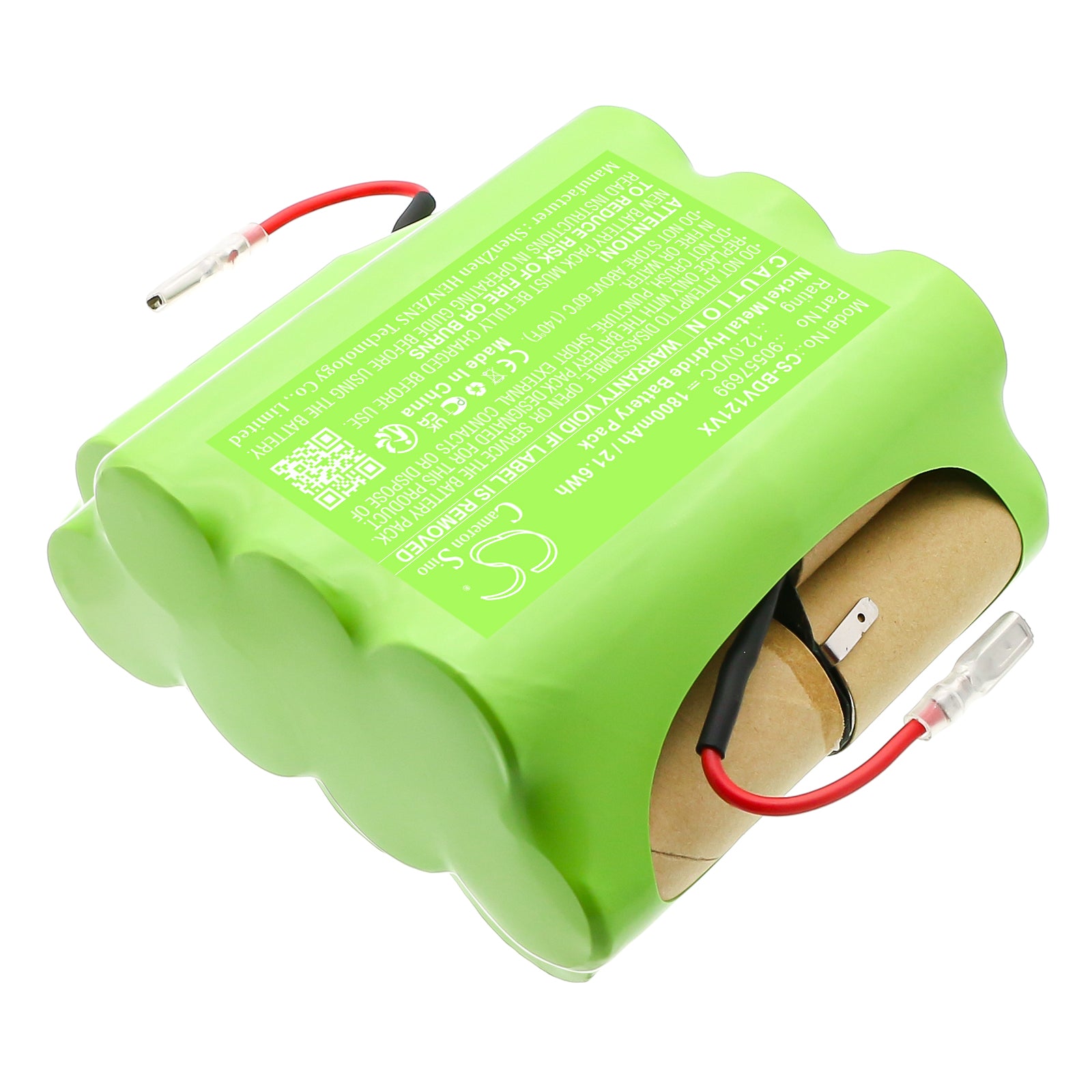 12V, Ni-MH, 1800mAh, Battery fits Black&Decker PHV1210, PIVOT VAC 12V, 21.6Wh Power Tools Cameron Sino Technology Limited