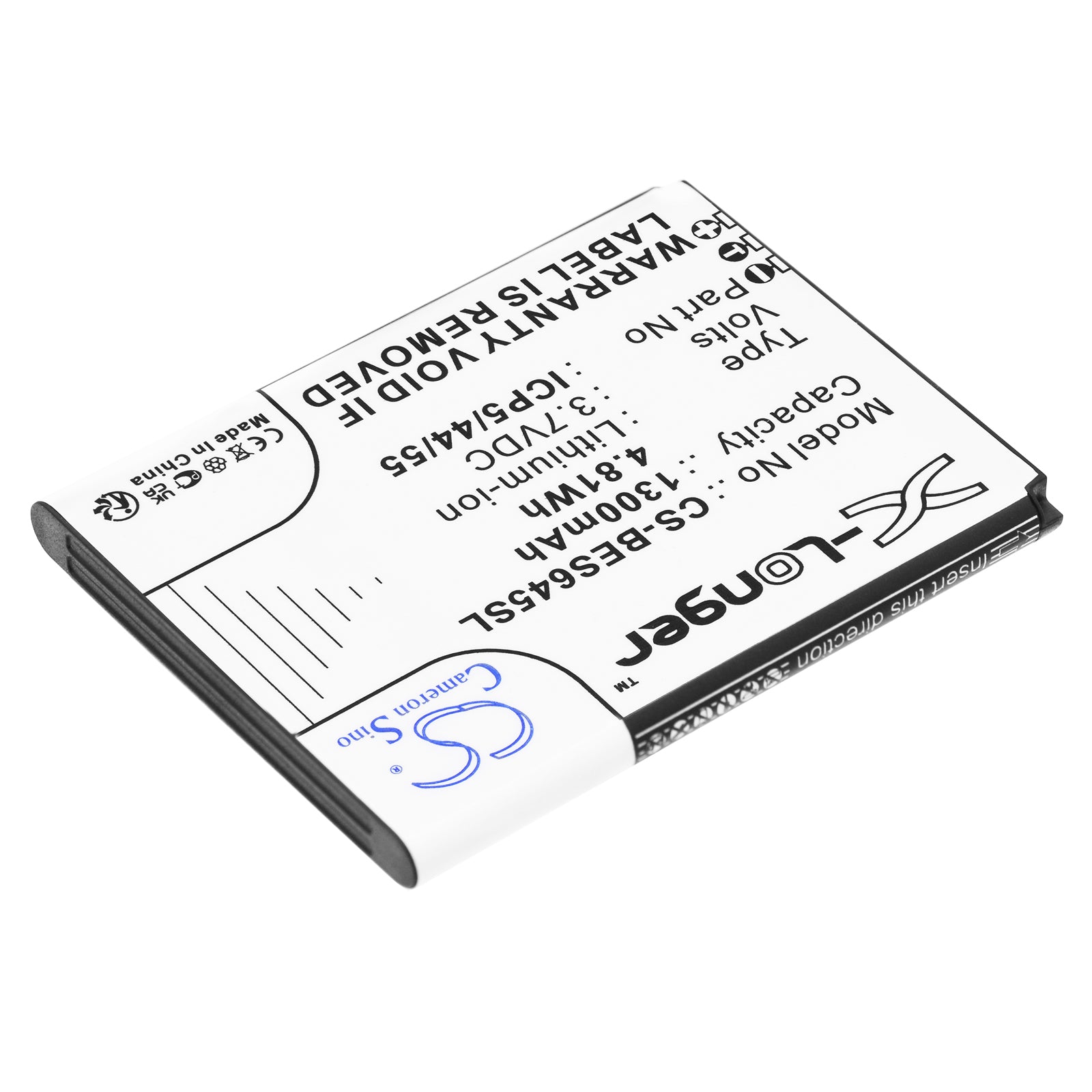 Li-ion, Mobile, SmartPhone Battery fits Bea-fon Sl645, Sl645 Plus, 3.7V, 1300mAh Mobile, SmartPhone Cameron Sino Technology Limited
