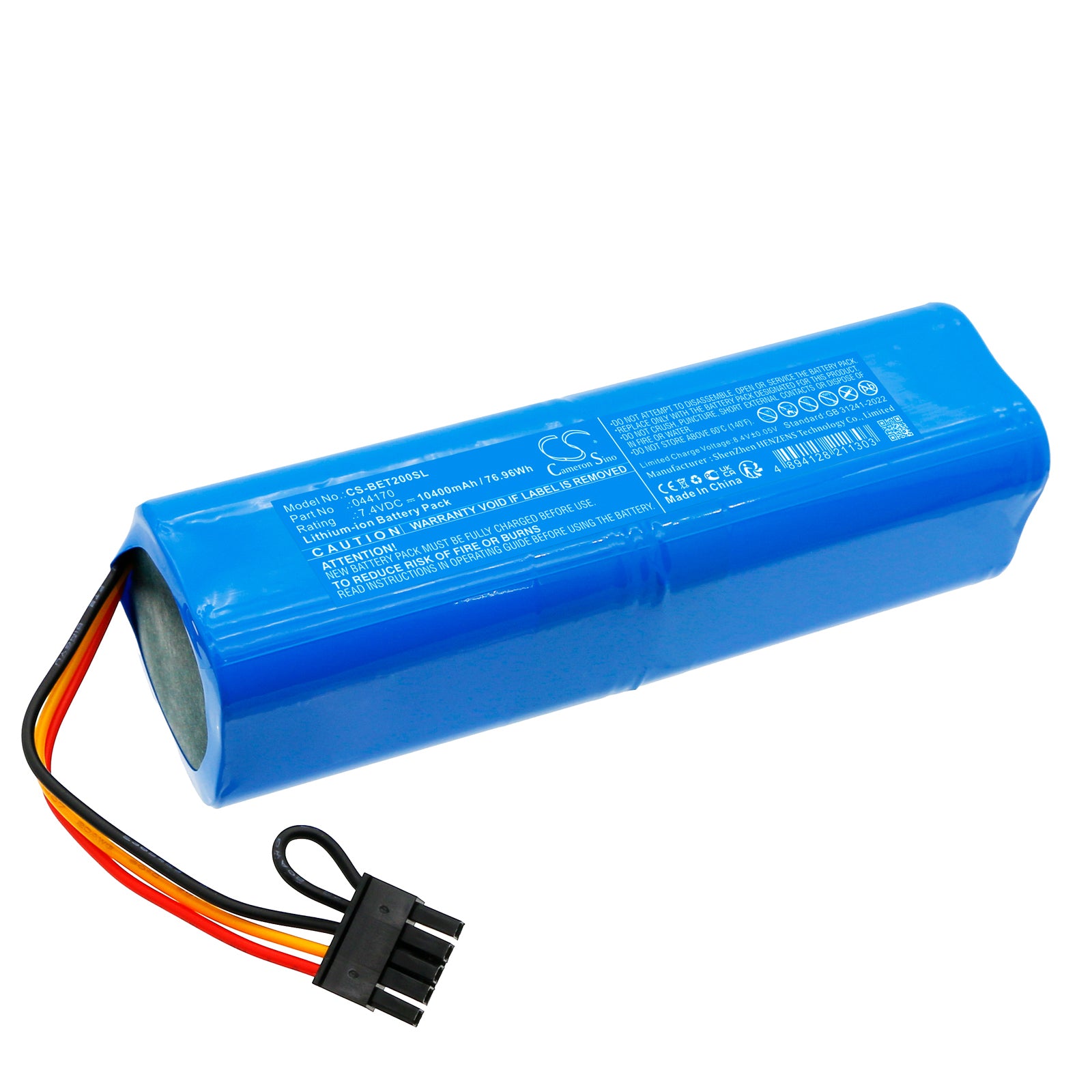 7.4V, Li-ion, 10400mAh, Battery fits Benning IT 200, 76.96Wh Equipment, Survey, Test Cameron Sino Technology Limited