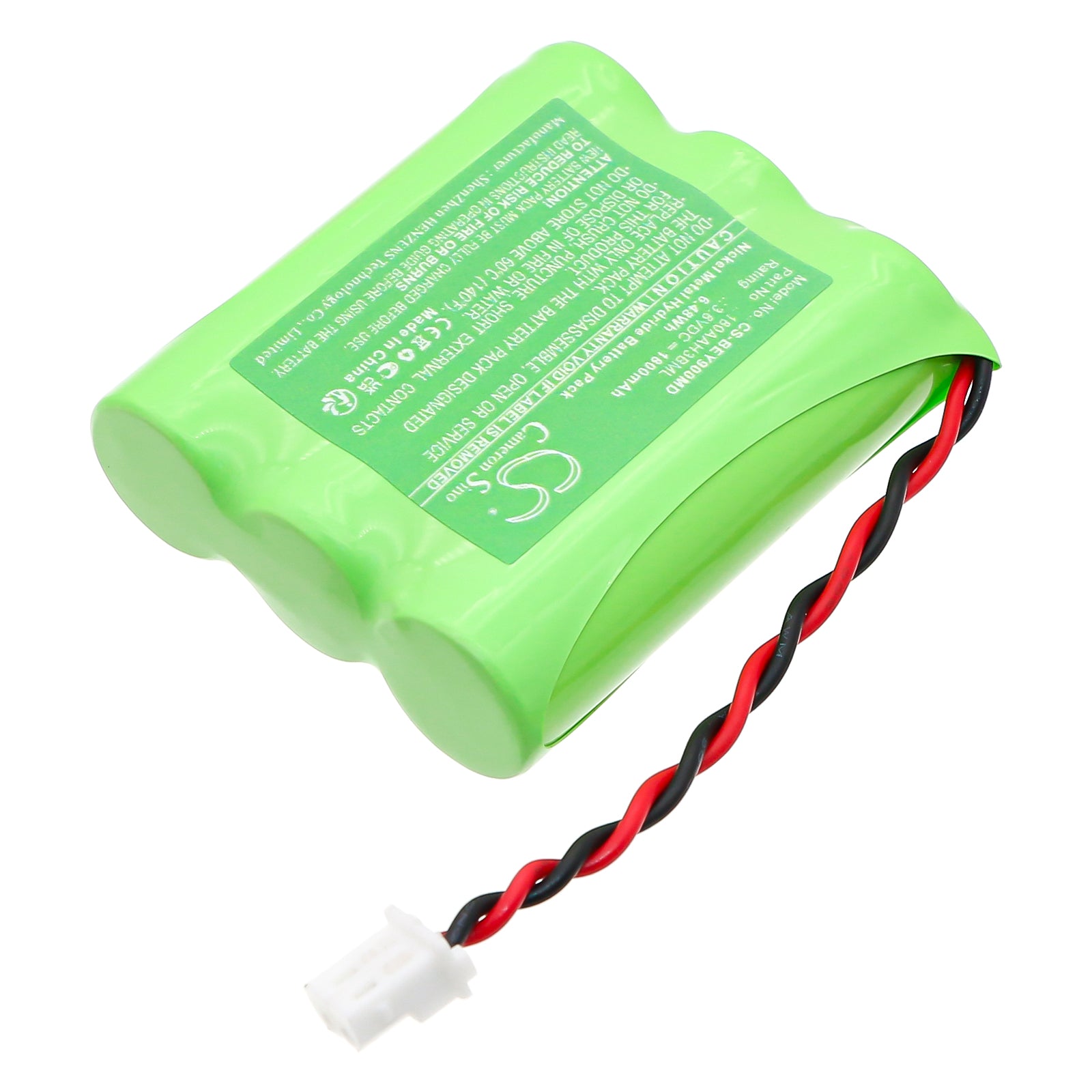 3.6V, Ni-MH, 1800mAh, Battery fits Bionet Oxy9 Vet, 6.48Wh Medical Cameron Sino Technology Limited