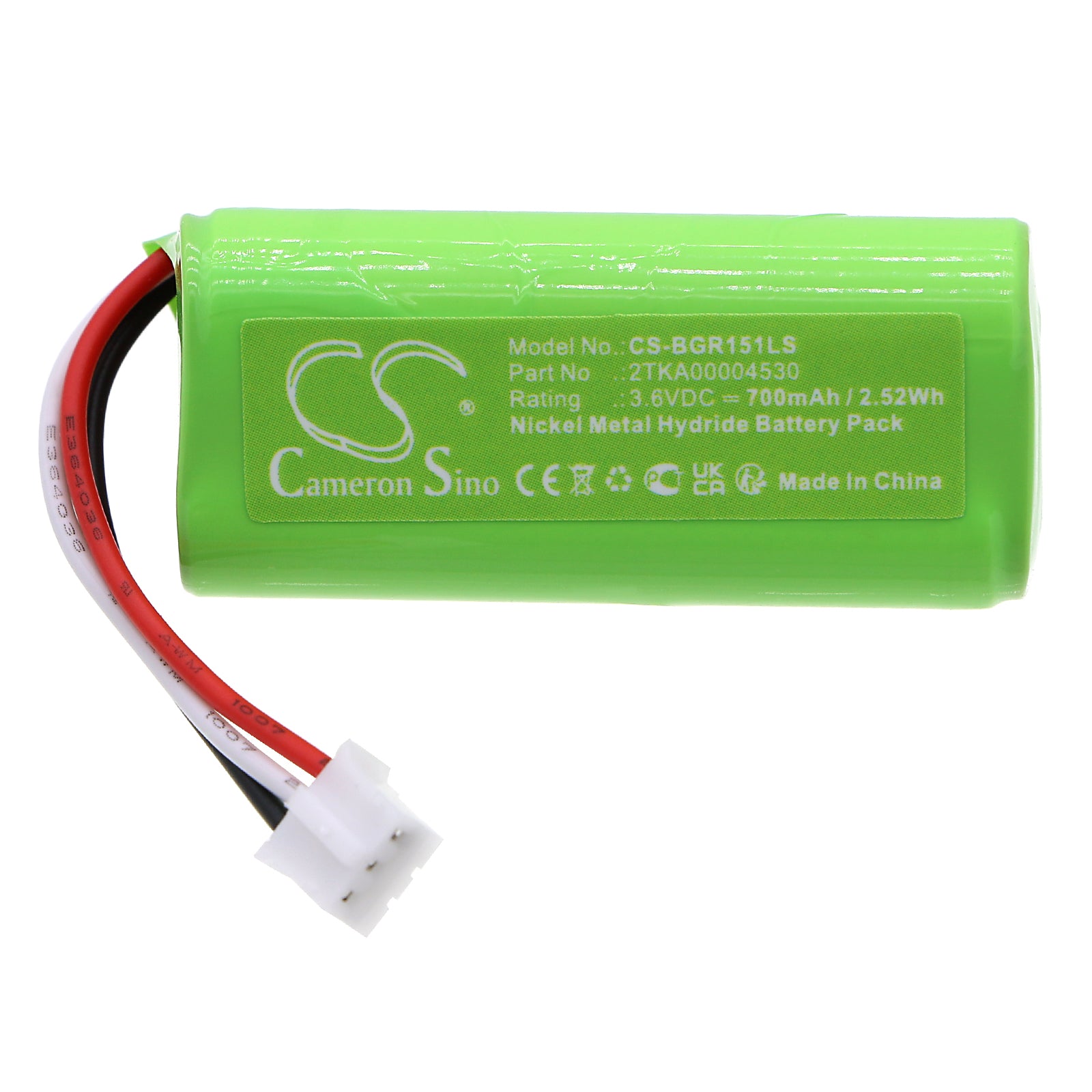 Ni-MH, Emergency Lighting Battery fits Busch-jaeger 1519 U, 1519/01, 3.6V, 700mAh Emergency Lighting Cameron Sino Technology Limited