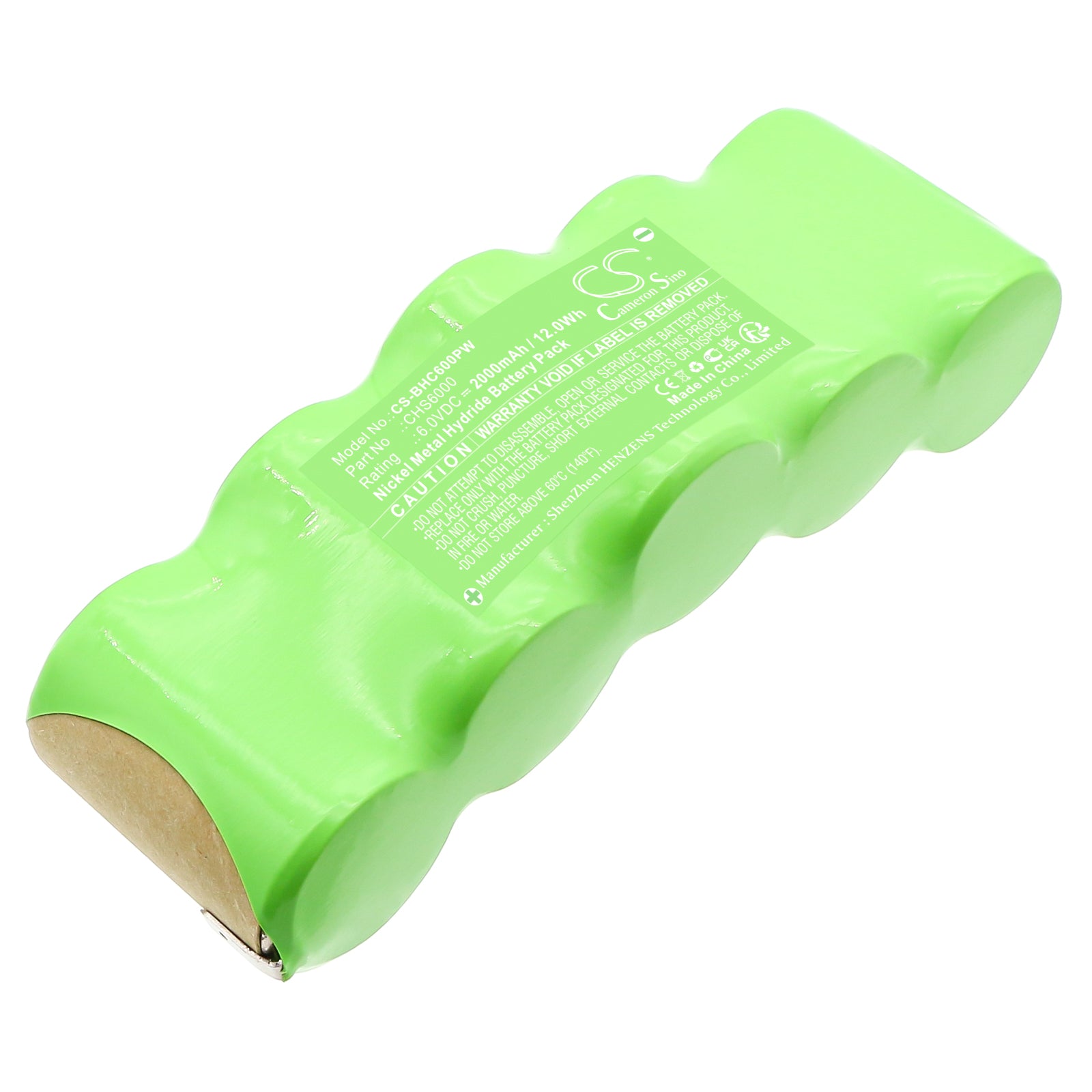 6V, Ni-MH, 2000mAh, Battery fits Black & Decker CHS6000, CHS6000 Recip-Saw, 12Wh Power Tools Cameron Sino Technology Limited