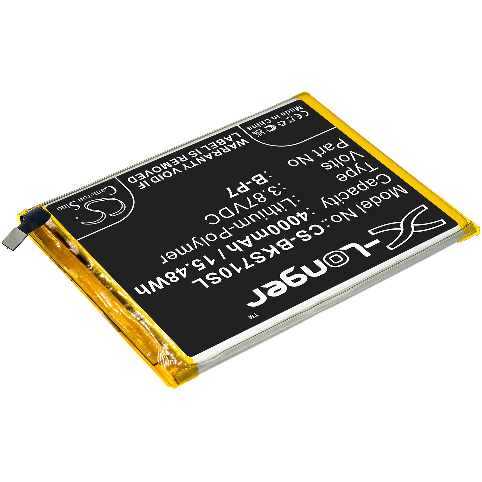 Li-Polymer, Mobile, SmartPhone Battery fits Vivo S7e, S7e 5g 2020, 3.87V, 4000mAh Mobile, SmartPhone Cameron Sino Technology Limited
