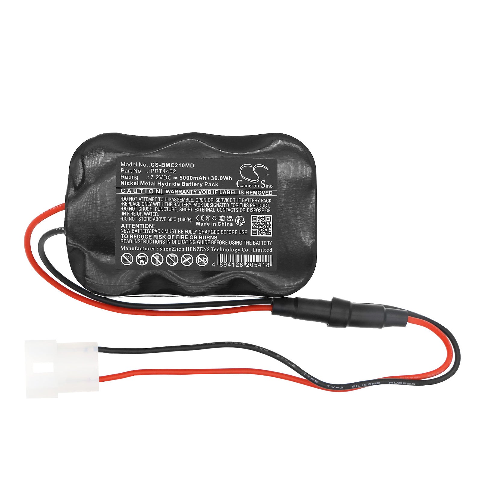 Ni-MH, Medical Battery fits Biomedical Crossvent 2i, Crossvent 3, 7.2V, 5000mAh Medical Cameron Sino Technology Limited