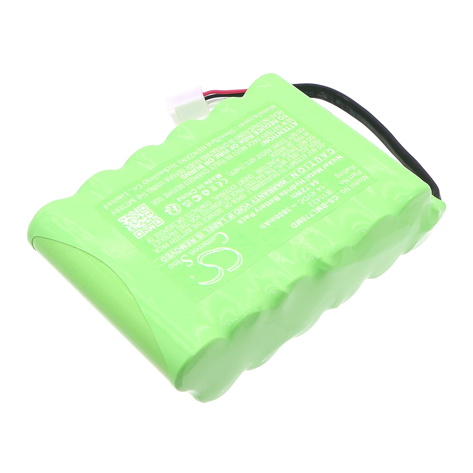 14.4V, Ni-MH, 3800mAh, Battery fits Biomedical Radiometer America ABL 77 Blood Gas Analyzer, 54.72Wh Medical Cameron Sino Technology Limited