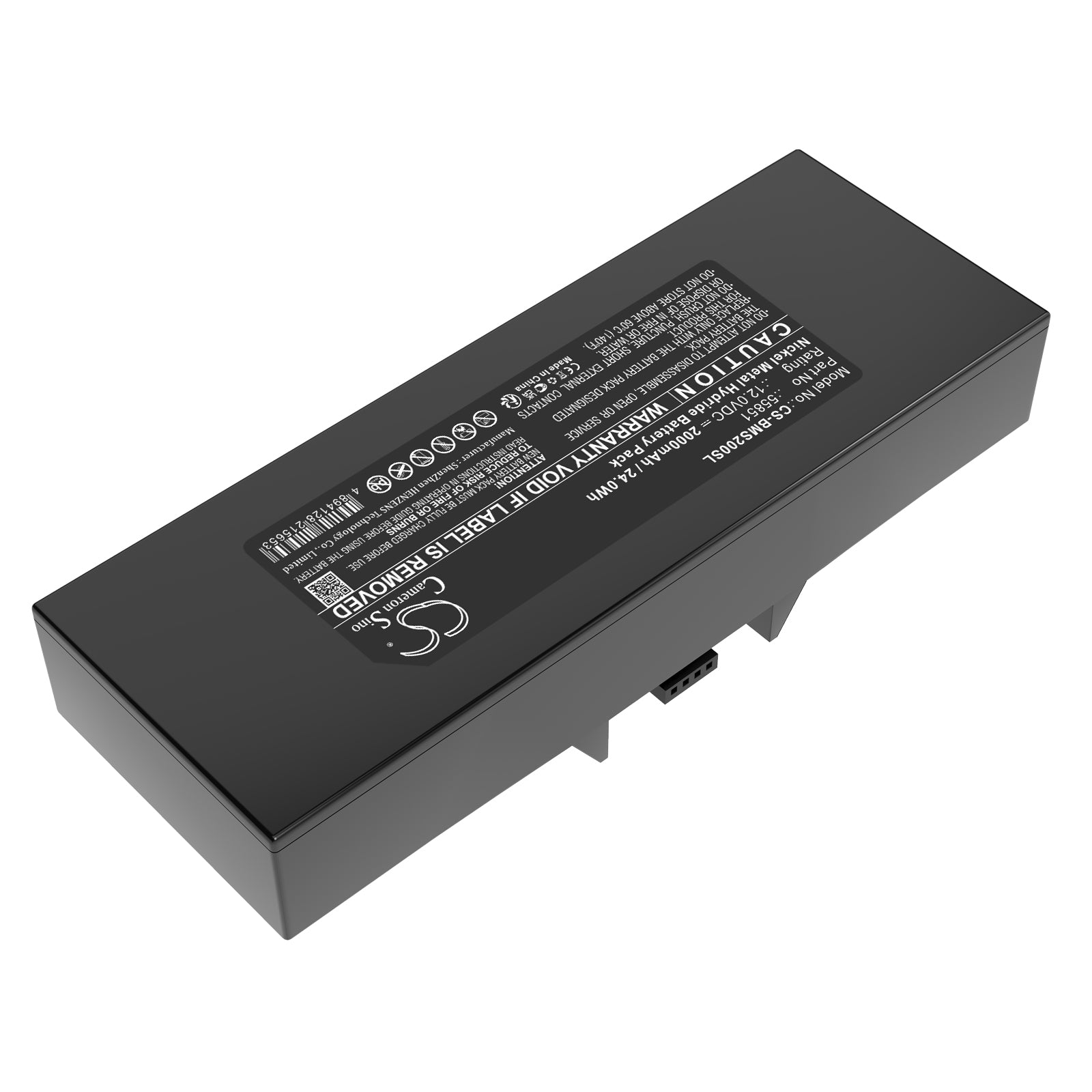 12V, Ni-MH, 2000mAh, Battery fits Brady LS2000, LS2000 Labeler, 24Wh Portable Printer Cameron Sino Technology Limited