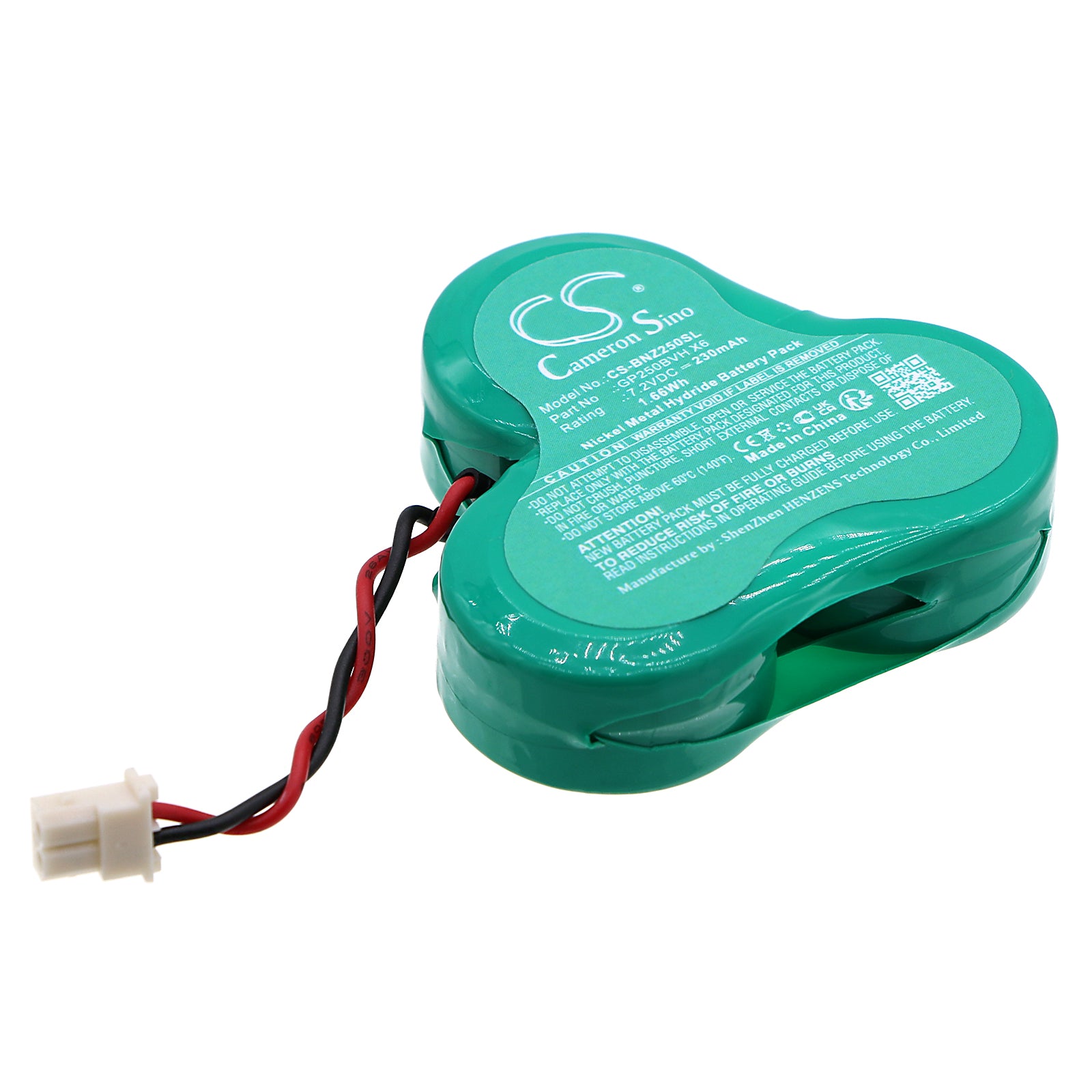 Ni-MH, Siren Alarm Battery fits Mercedes-benz Viano 2004 Alarm Security, Vito 2003 Alarm Security, 7.2V, 230mAh Siren Alarm Cameron Sino Technology Limited