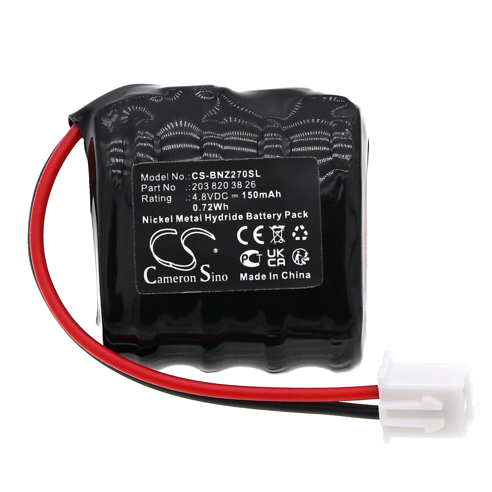 Ni-MH, Siren Alarm Battery fits Mercedes-benz Clk 270, Clk 320, 4.8V, 150mAh Siren Alarm Cameron Sino Technology Limited