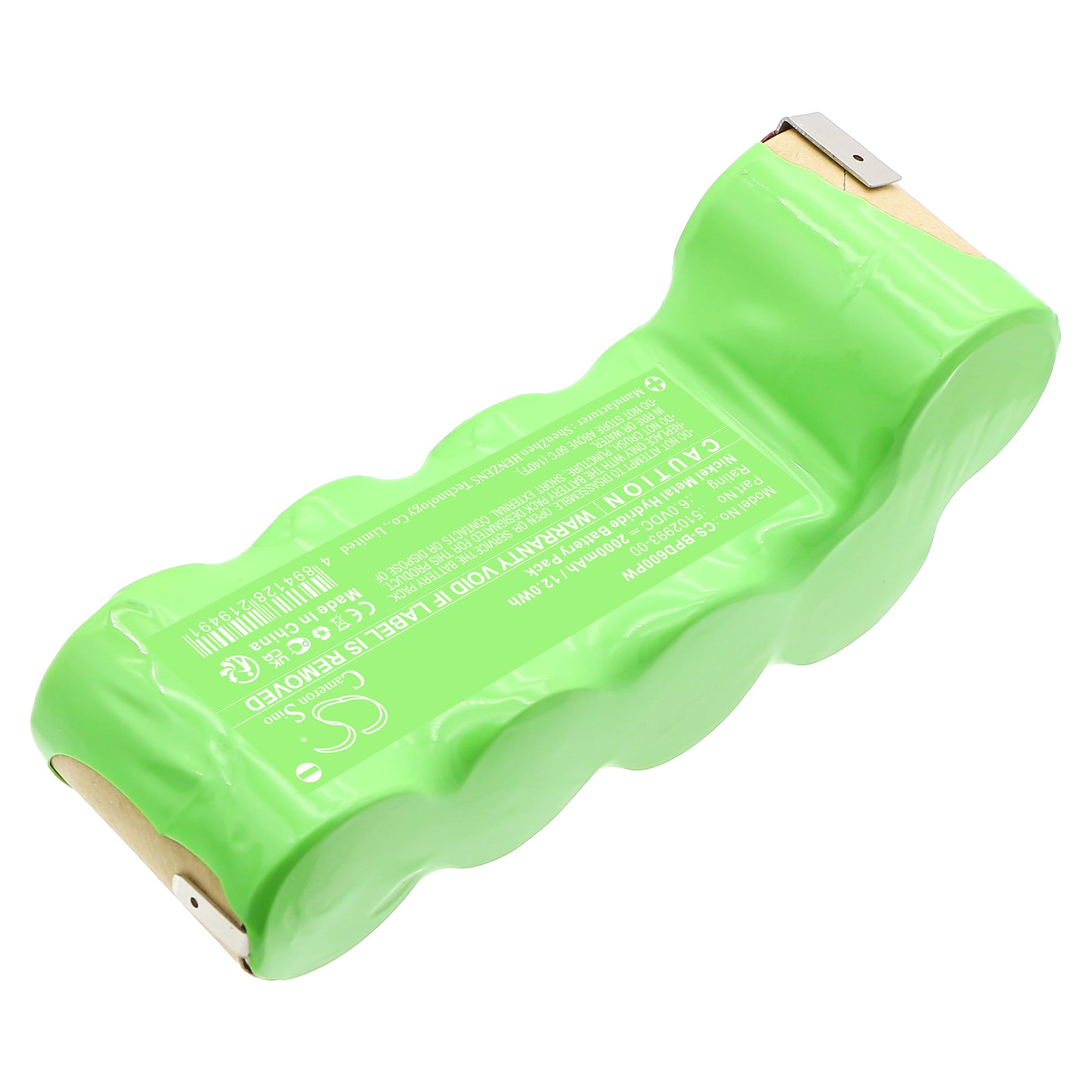 6V, Ni-MH, 2000mAh, Battery fits Black & Decker PD600, PD600G, 12Wh Power Tools Cameron Sino Technology Limited