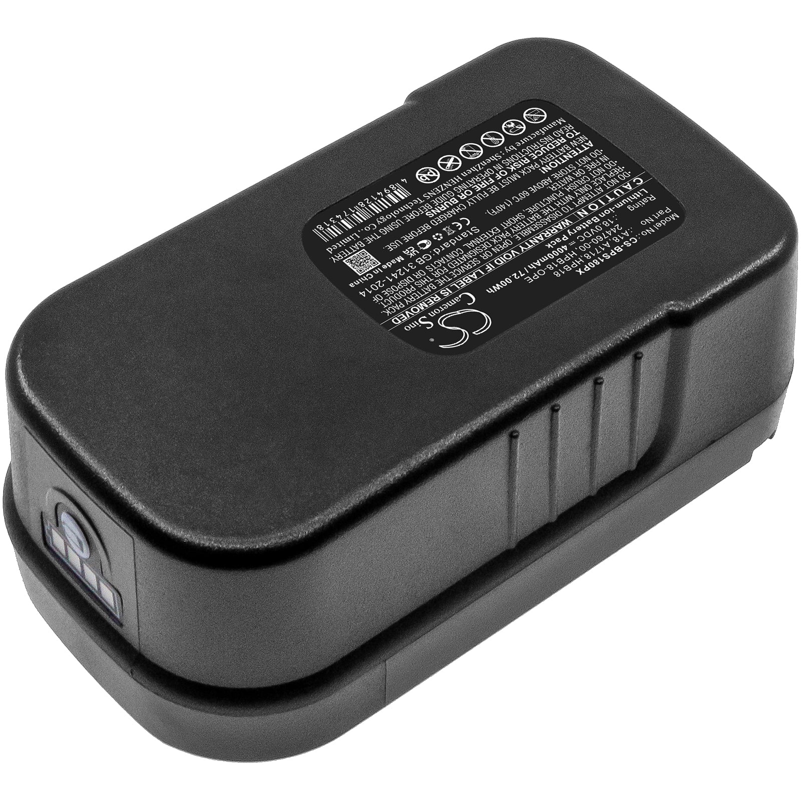 Li-ion, Power Tools Battery fits Black & Decker Bd18psk, Bdgl1800, 18.0V, 4000mAh Power Tools Cameron Sino Technology Limited