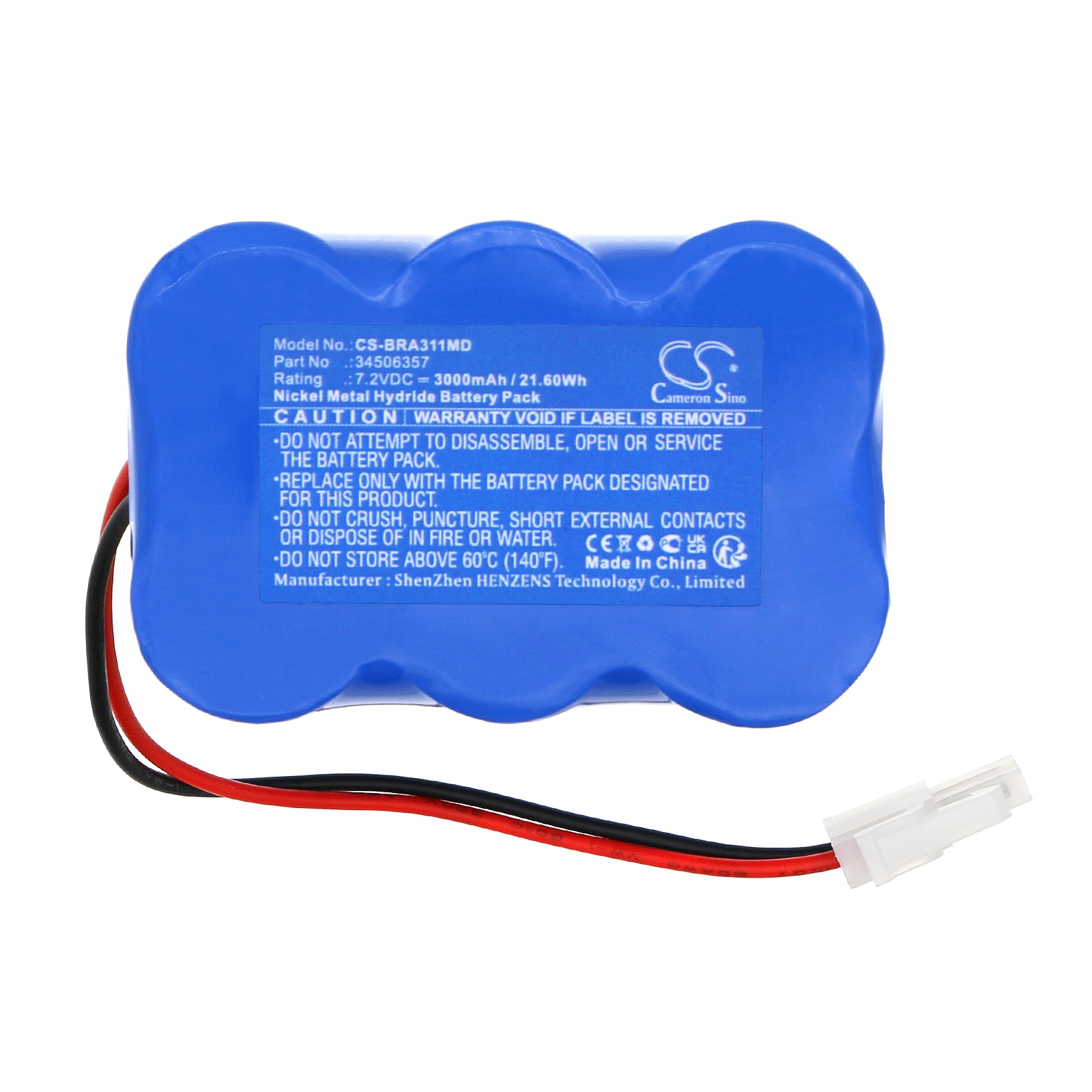 Ni-MH, Medical Battery fits B.braun Pousse Seringue Perfusor Fm Se, Syringe Pump Perfusor Fm Serin, 7.2V, 3000mAh Medical Cameron Sino Technology Limited