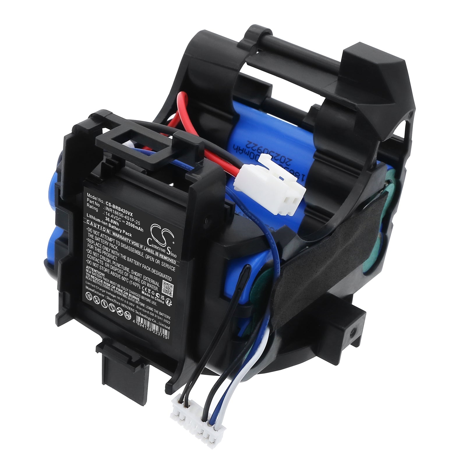 14.4V, Li-ion, 2500mAh, Battery fits Black+Decker HSVB42OJ, 36Wh Vacuum Cameron Sino Technology Limited