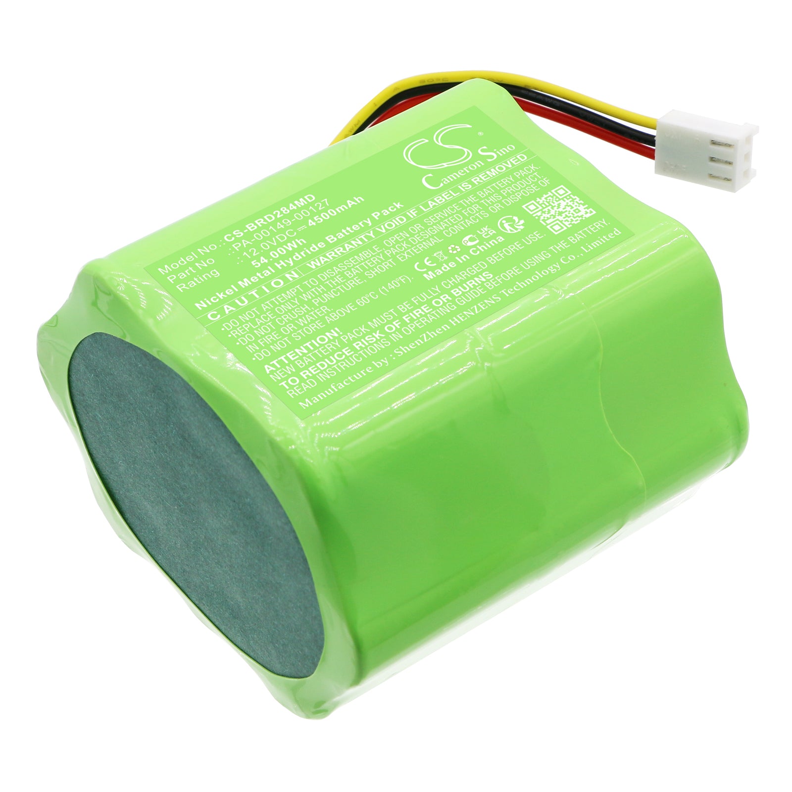 Ni-MH, Medical Battery fits Bard Medsystems Portascan, Ultrasound Bardscan, 12.0V, 4500mAh Medical Cameron Sino Technology Limited