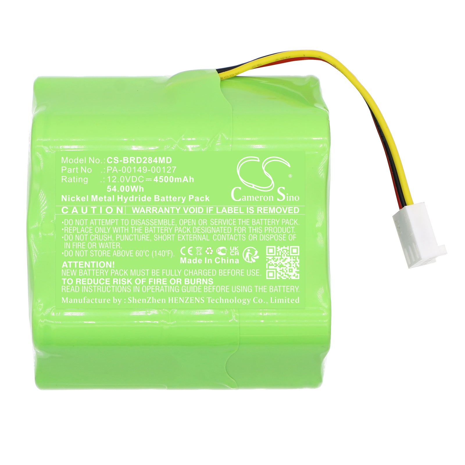 Ni-MH, Medical Battery fits Bard Medsystems Portascan, Ultrasound Bardscan, 12.0V, 4500mAh Medical Cameron Sino Technology Limited