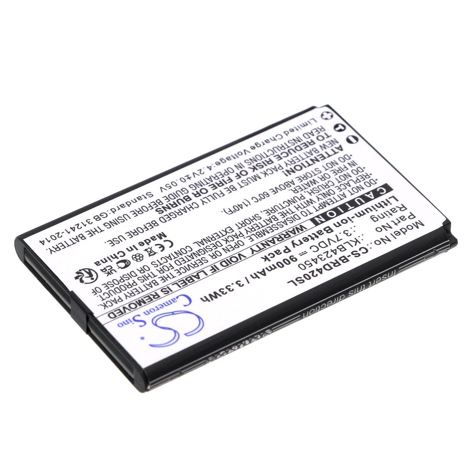 Li-ion, Mobile, SmartPhone Battery fits Brondi Amico Comfort, Amico Pratico, 3.7V, 900mAh Mobile, SmartPhone Cameron Sino Technology Limited