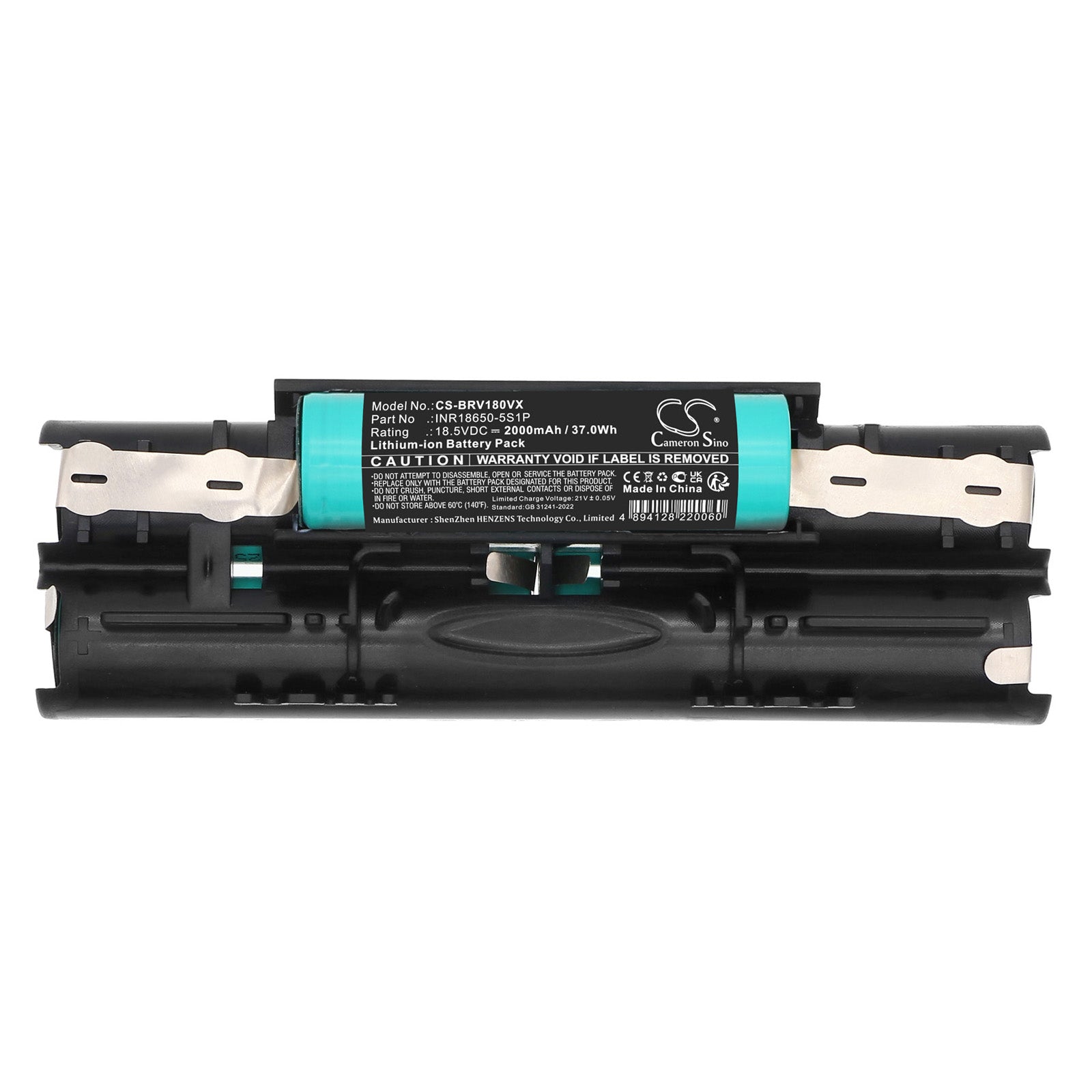 18.5V, Li-ion, 2000mAh, Battery fits Black+Decker FV18LA, 37Wh Vacuum Cameron Sino Technology Limited
