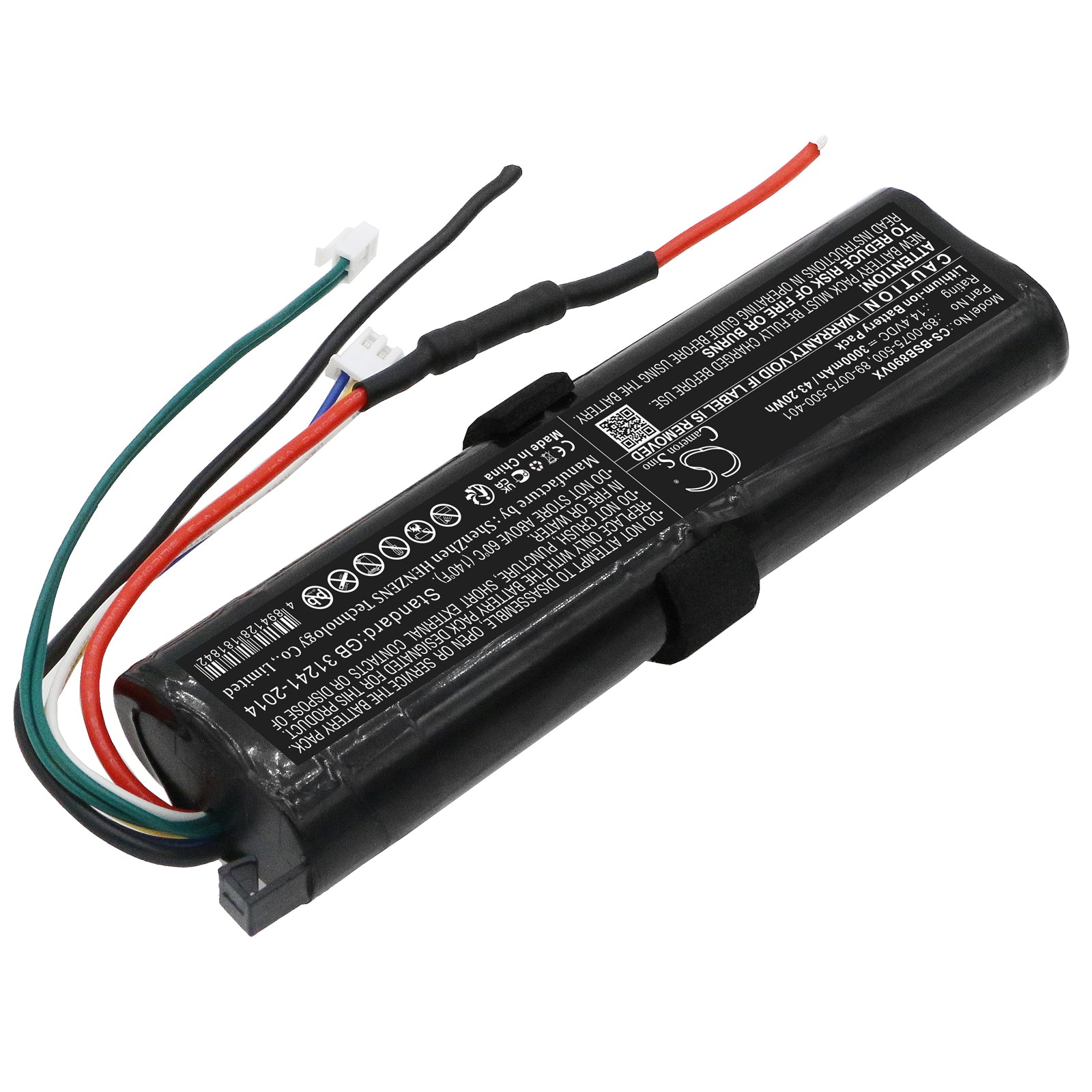 Li-ion, Vacuum Battery fits Bissell 1954+, 1959+, 14.4V, 3000mAh Vacuum Cameron Sino Technology Limited