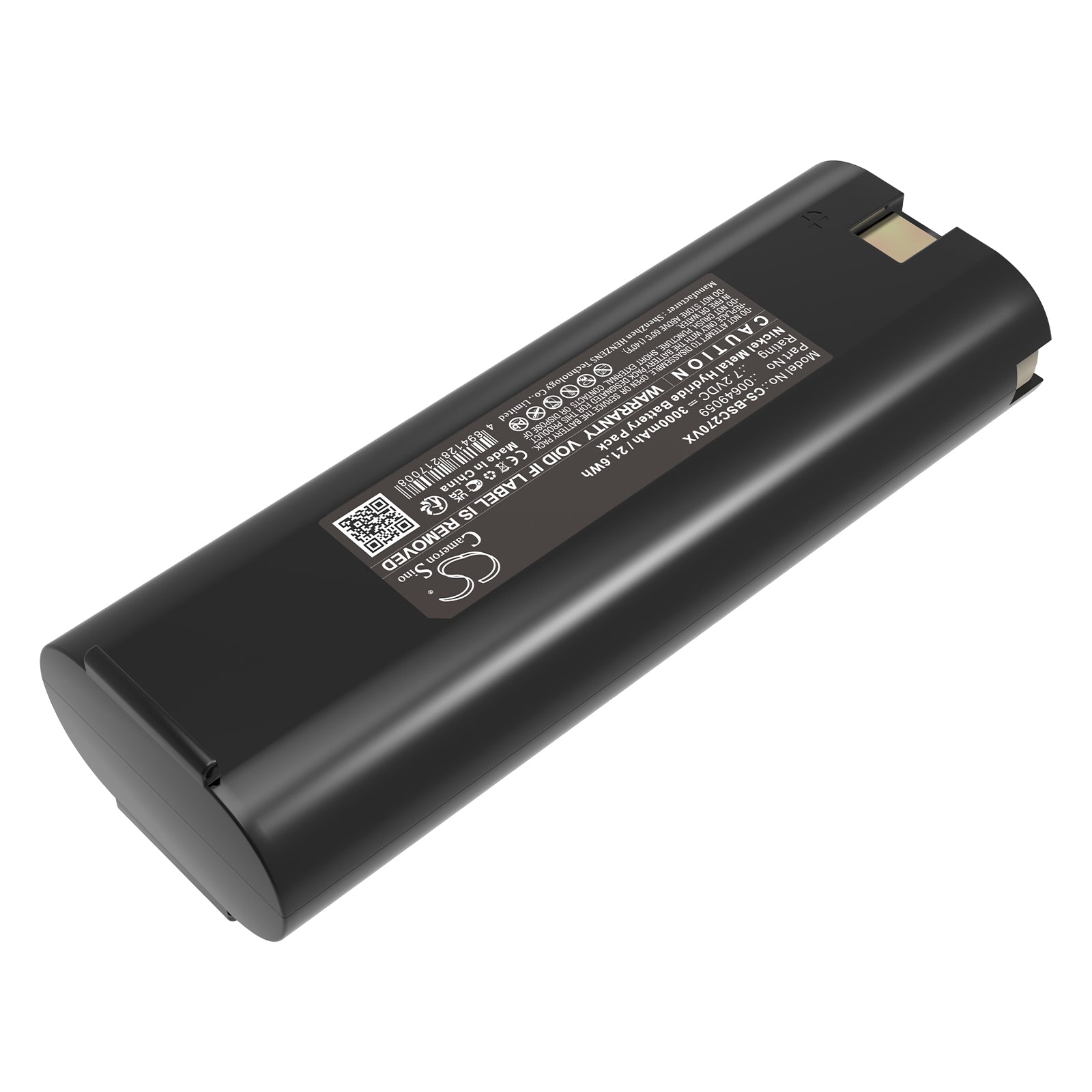 7.2V, Ni-MH, 3000mAh, Battery fits Bosch BBZ36AB01, BBZ37GB01, 21.6Wh Vacuum Cameron Sino Technology Limited