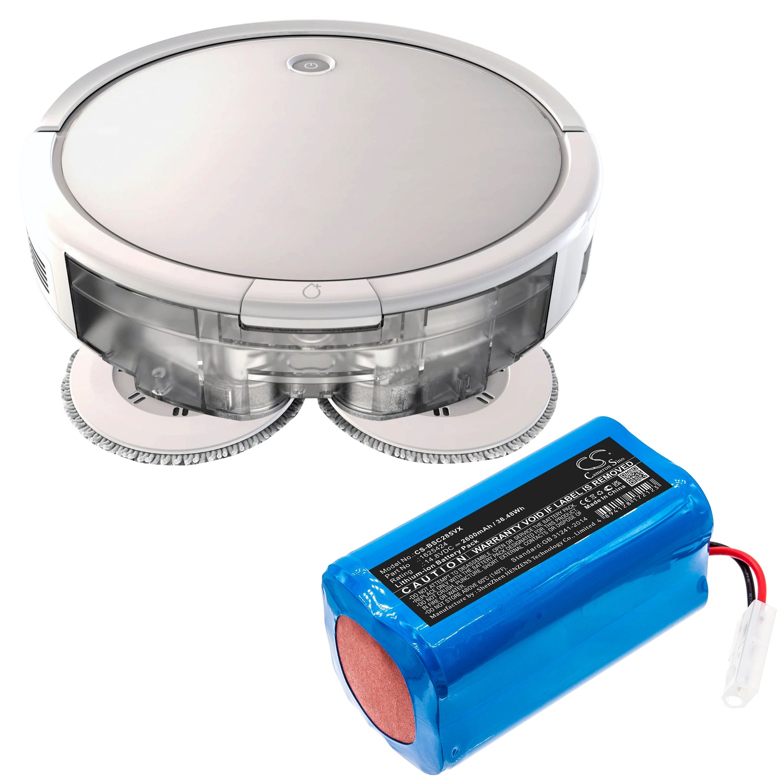 Li-ion, Vacuum Battery fits Bissell 2503, 25031, 14.8V, 2600mAh Vacuum Cameron Sino Technology Limited
