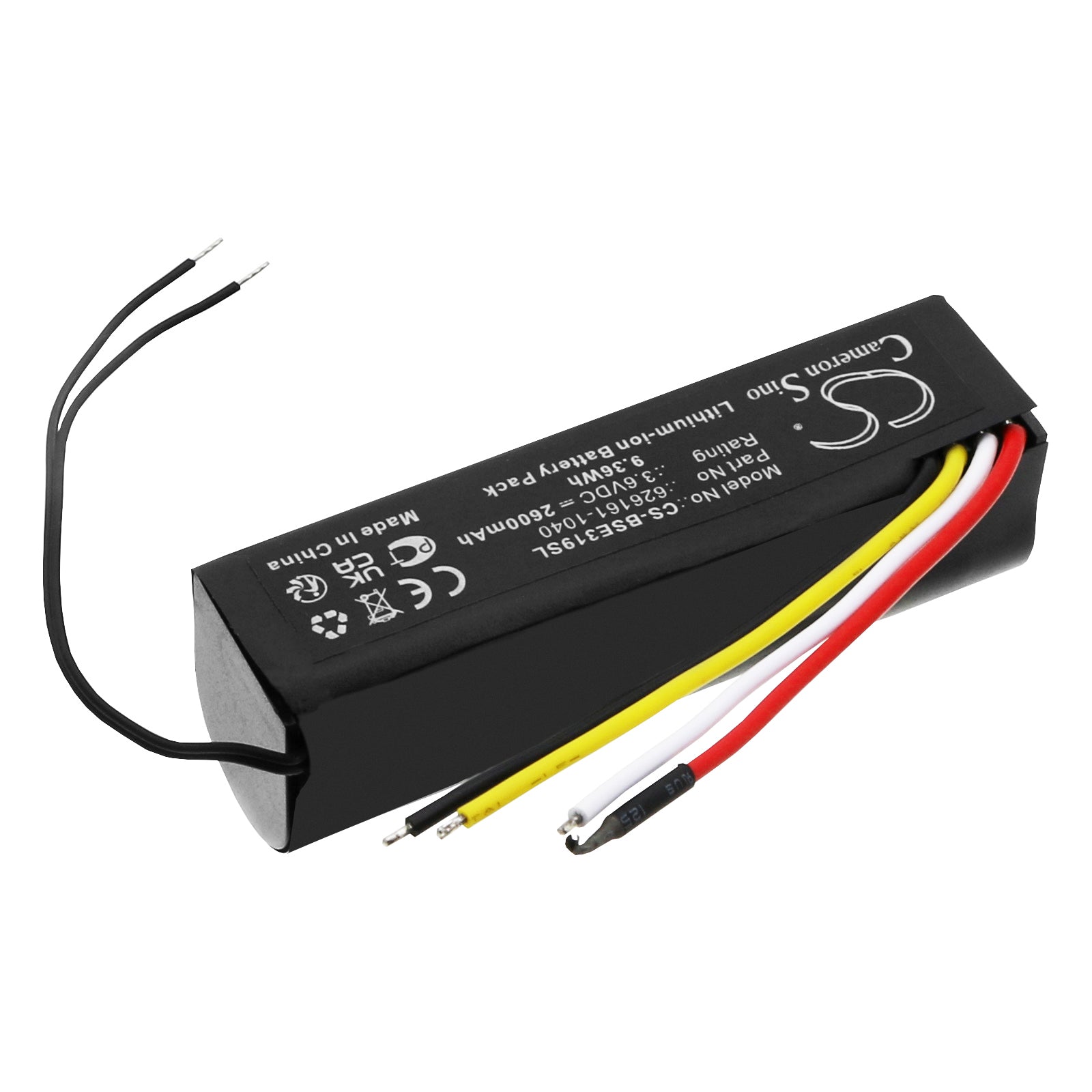Li-ion, Speaker Battery fits Bose 08319, 3.6V, 2600mAh Speaker Cameron Sino Technology Limited