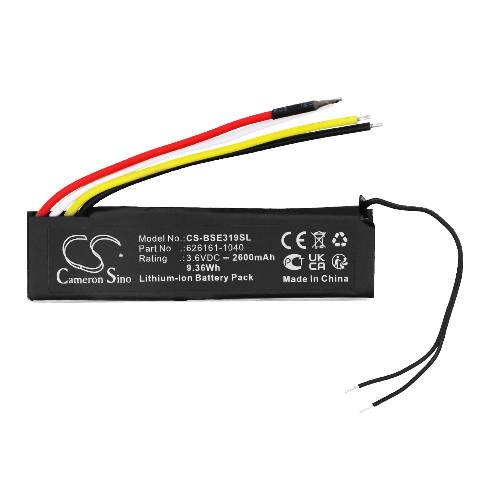 Li-ion, Speaker Battery fits Bose 08319, 3.6V, 2600mAh Speaker Cameron Sino Technology Limited