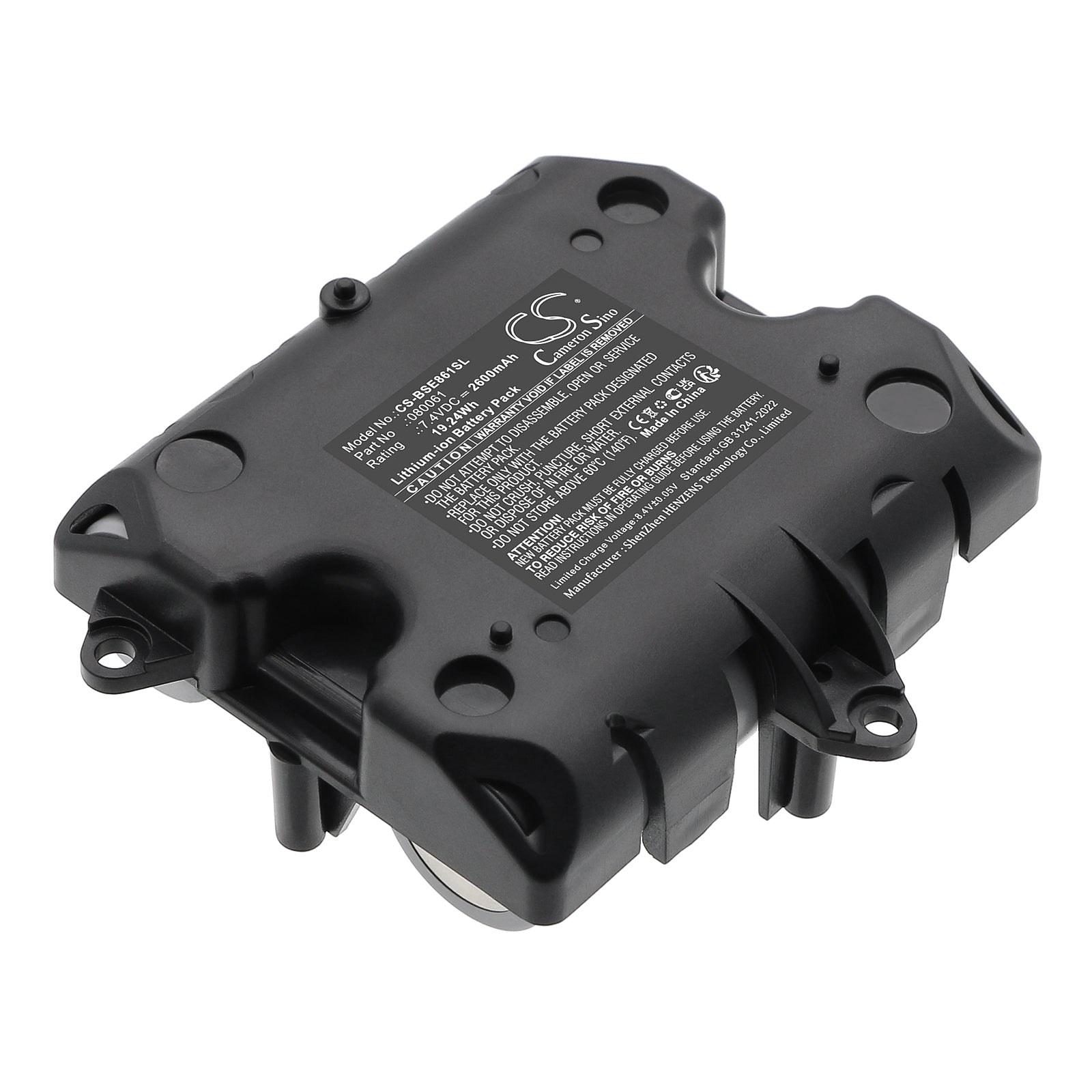 7.4V, Li-ion, 2600mAh, Battery fits Bose Soundlink Revolve+ 2, 19.24Wh Speaker Cameron Sino Technology Limited