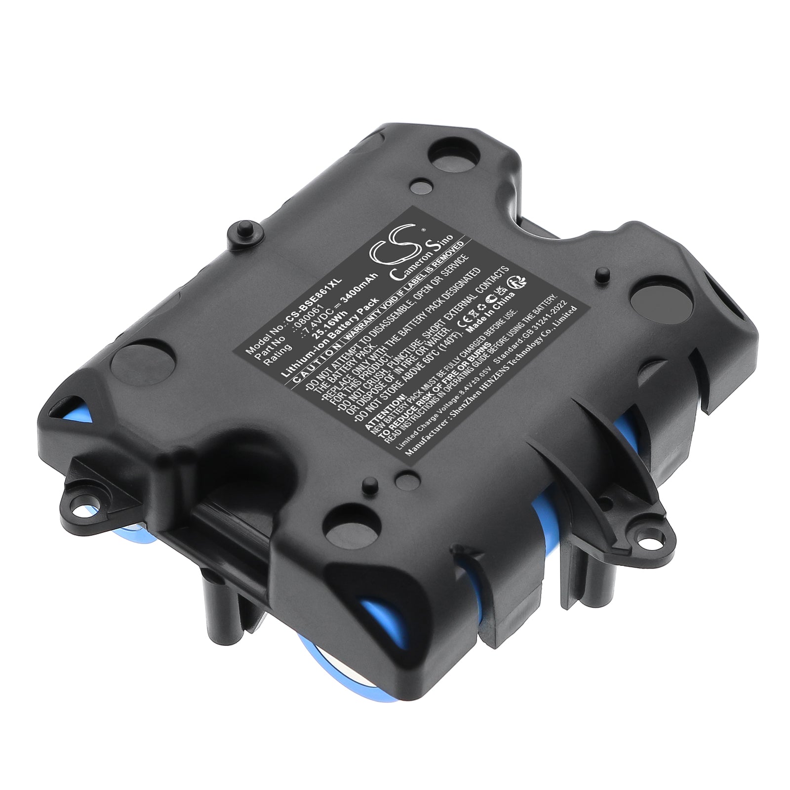 7.4V, Li-ion, 3400mAh, Battery fits Bose Soundlink Revolve+ 2, 25.16Wh Speaker Cameron Sino Technology Limited