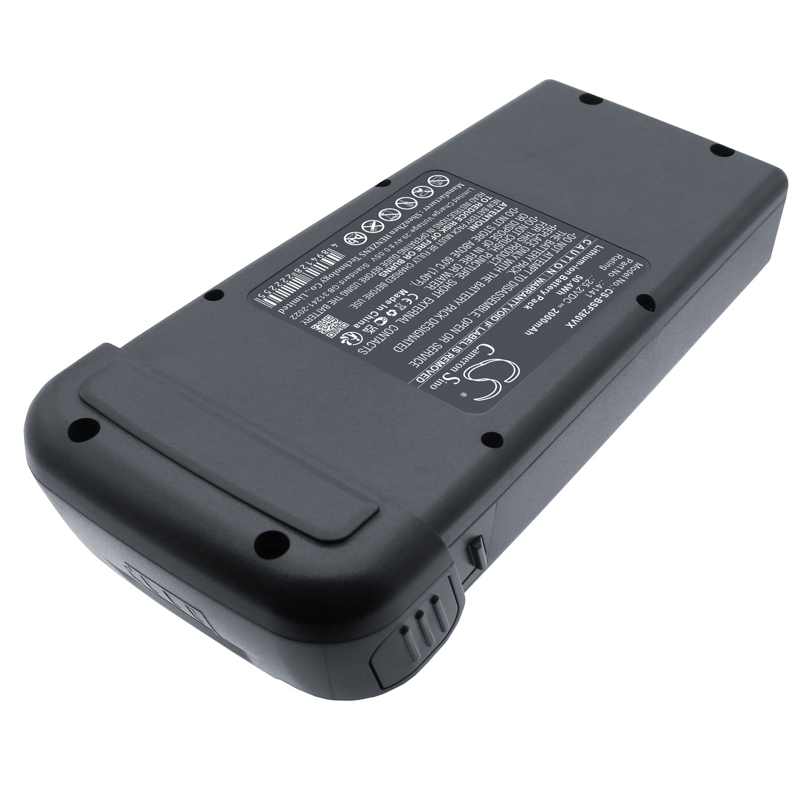 25.2V, Li-ion, 2000mAh, Battery fits Bissell PowerClean FurFinder 4239, PowerClean FurGuard 200W, 50.4Wh Vacuum Cameron Sino Technology Limited