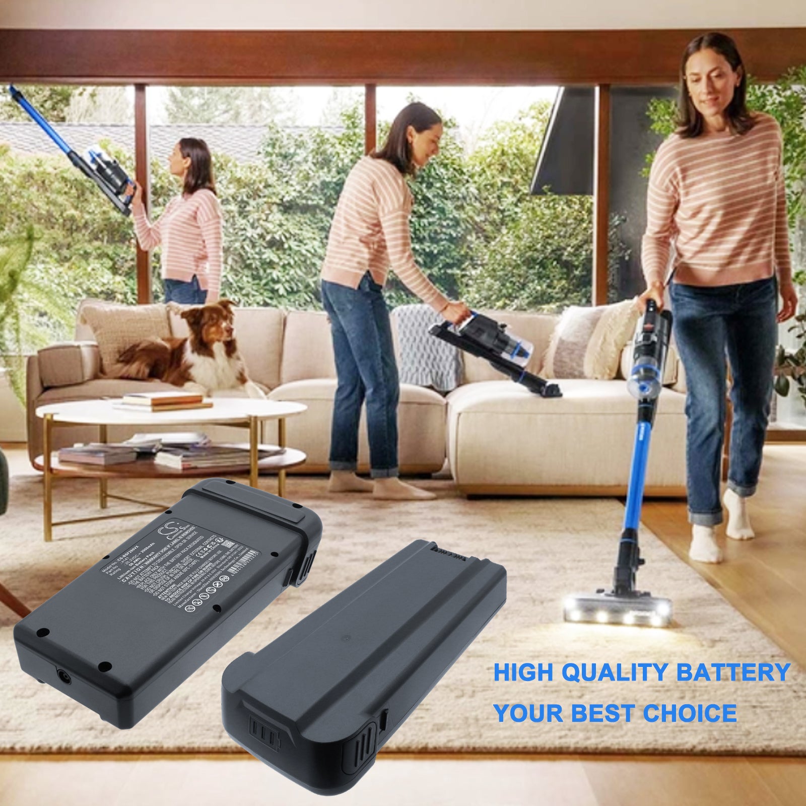 25.2V, Li-ion, 2000mAh, Battery fits Bissell PowerClean FurFinder 4239, PowerClean FurGuard 200W, 50.4Wh Vacuum Cameron Sino Technology Limited