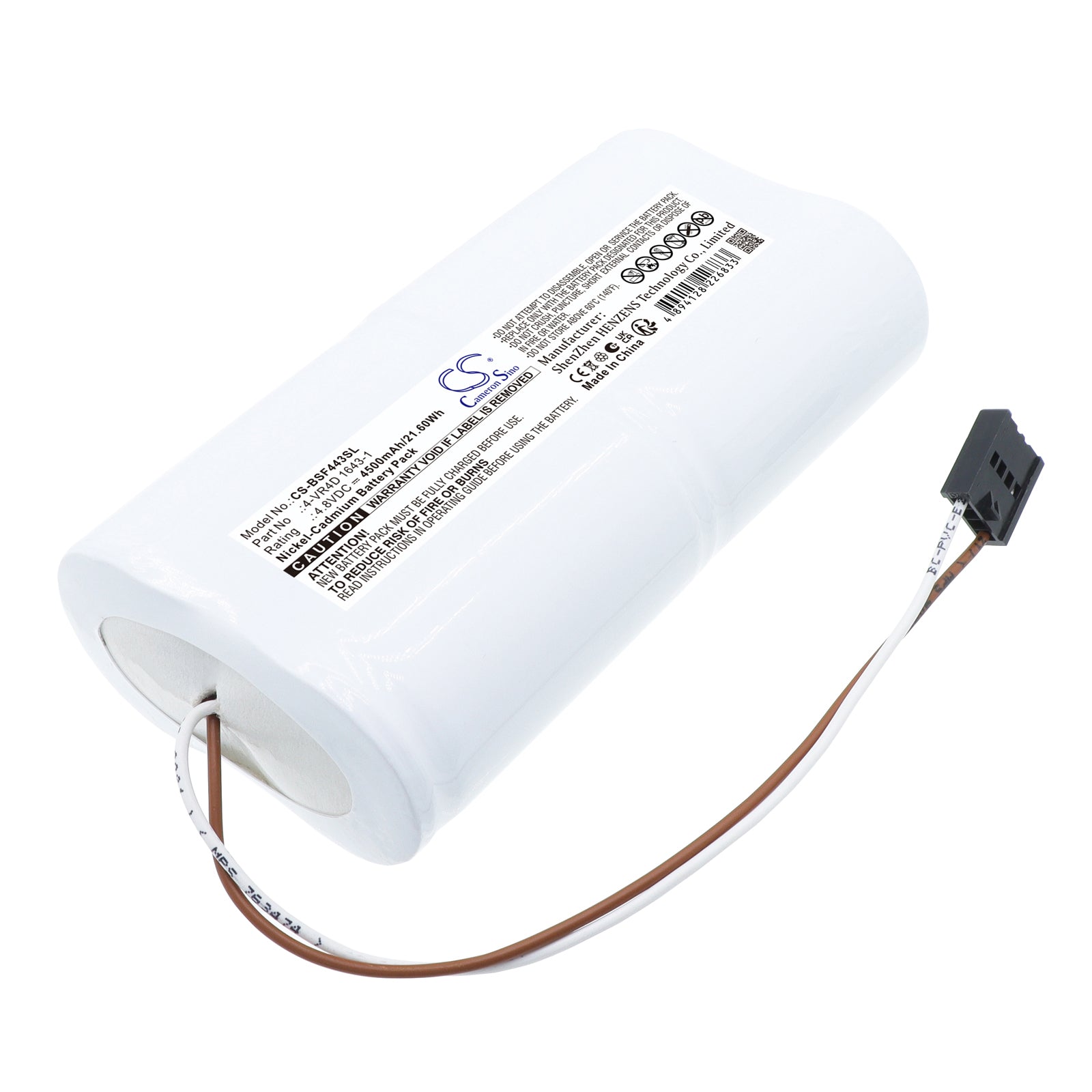 4.8V, Ni-CD, 4500mAh, Battery fits BOSCH 680 S, FACOM GTR68, 21.60Wh Equipment, Survey, Test Cameron Sino Technology Limited