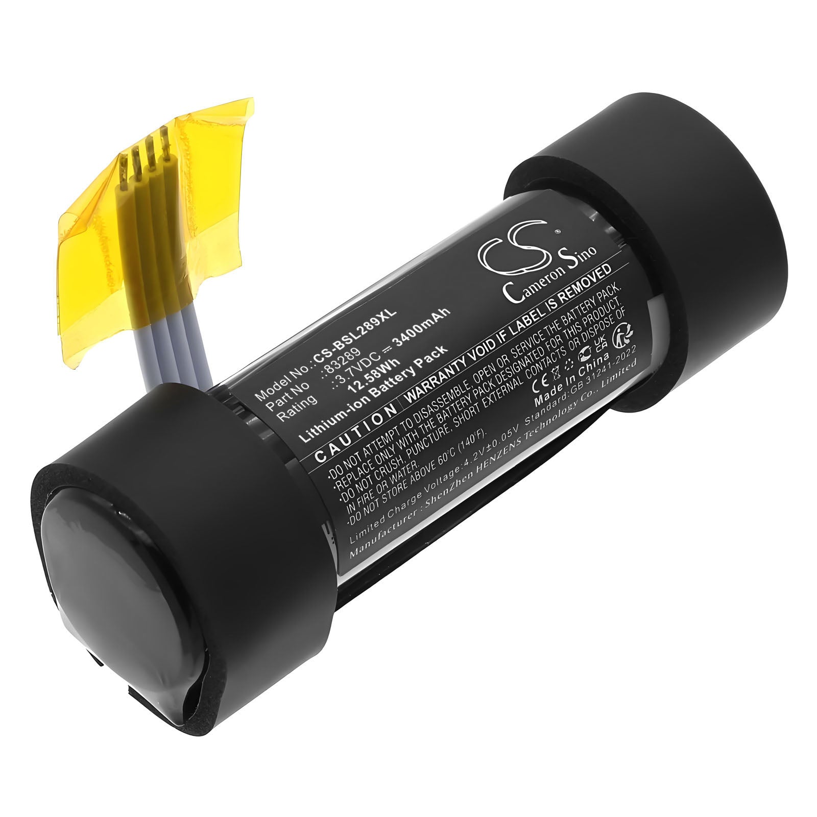 3.7V, Li-ion, 3400mAh, Battery fits Bose SoundLink Flex, 12.58Wh Speaker Cameron Sino Technology Limited