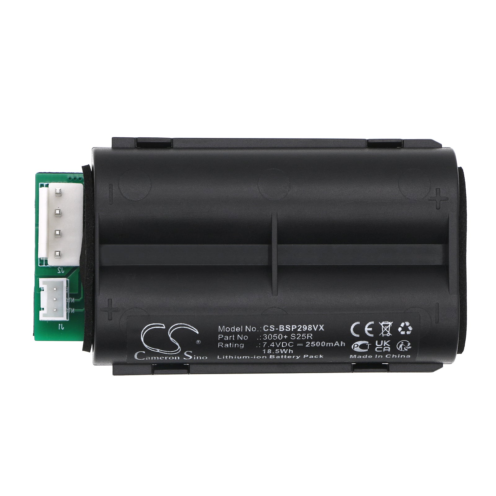 Li-ion, Vacuum Battery fits Bissell 2837, 2837+, 7.4V, 2500mAh Vacuum Cameron Sino Technology Limited
