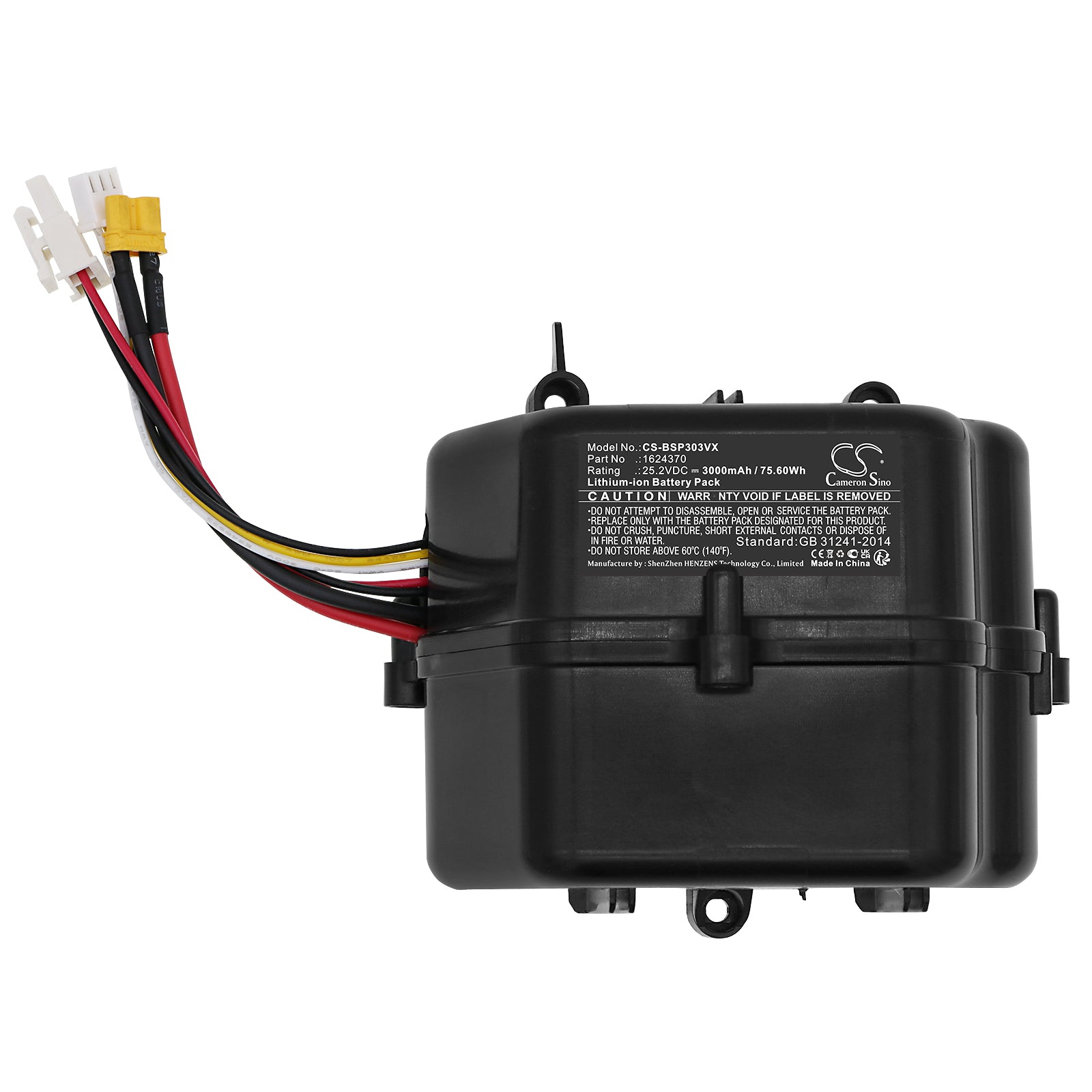 Li-ion, Vacuum Battery fits Bissell 2832+, 2955+, 25.2V, 3000mAh Vacuum Cameron Sino Technology Limited