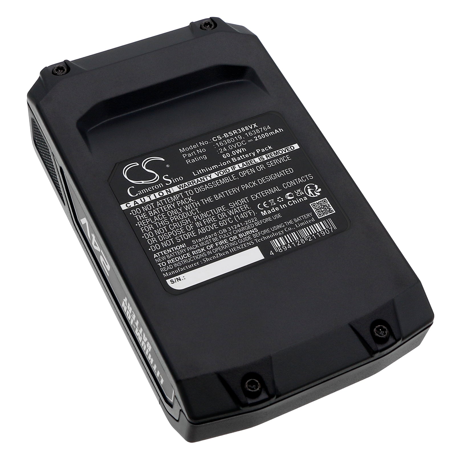 24V, Li-ion, 2500mAh, Battery fits Bissell 3789, 3797W, 60Wh Vacuum Cameron Sino Technology Limited