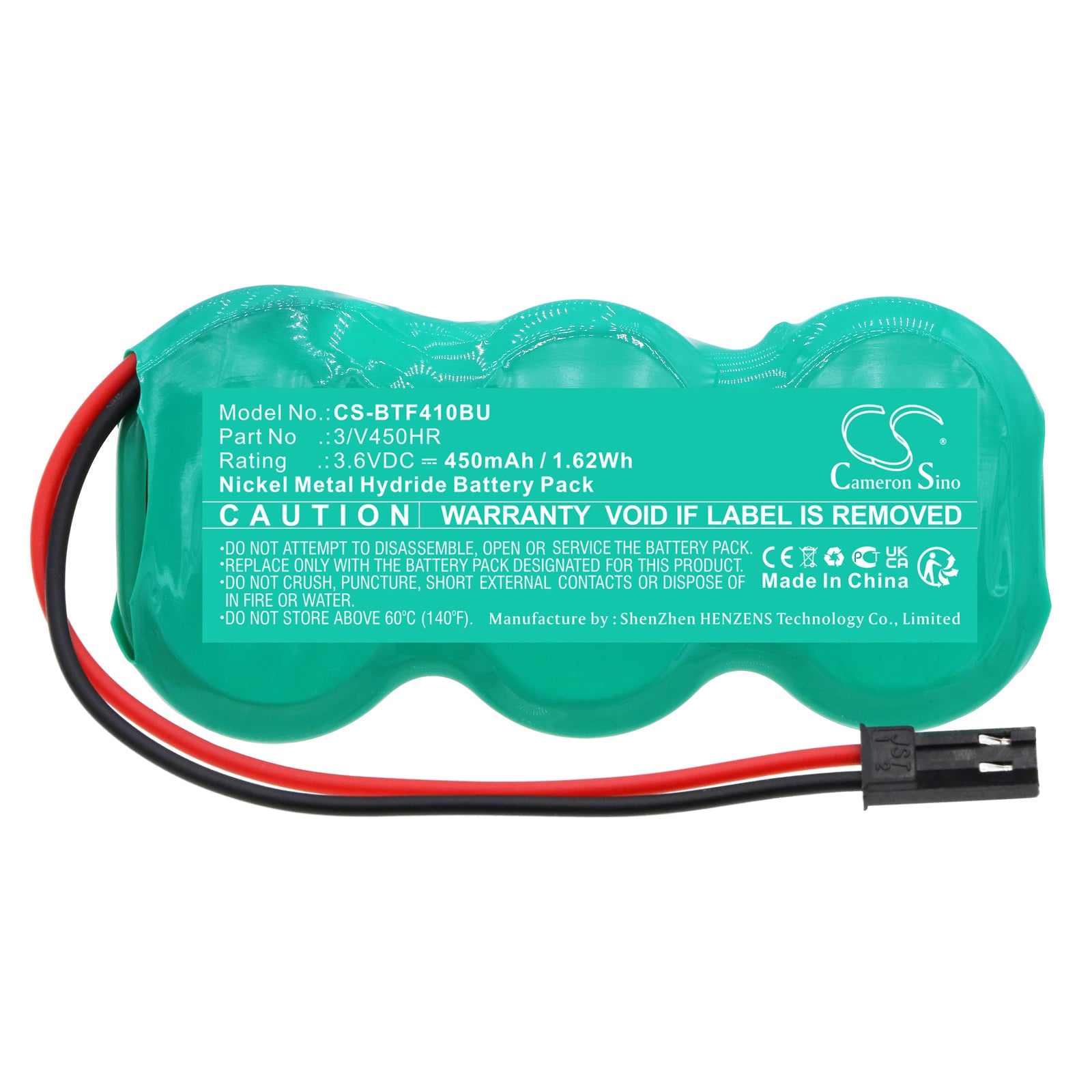 Ni-MH, CMOS / BackUp Battery fits Brother Fax4100e Fax Machine, 3.6V, 450mAh CMOS / BackUp Cameron Sino Technology Limited