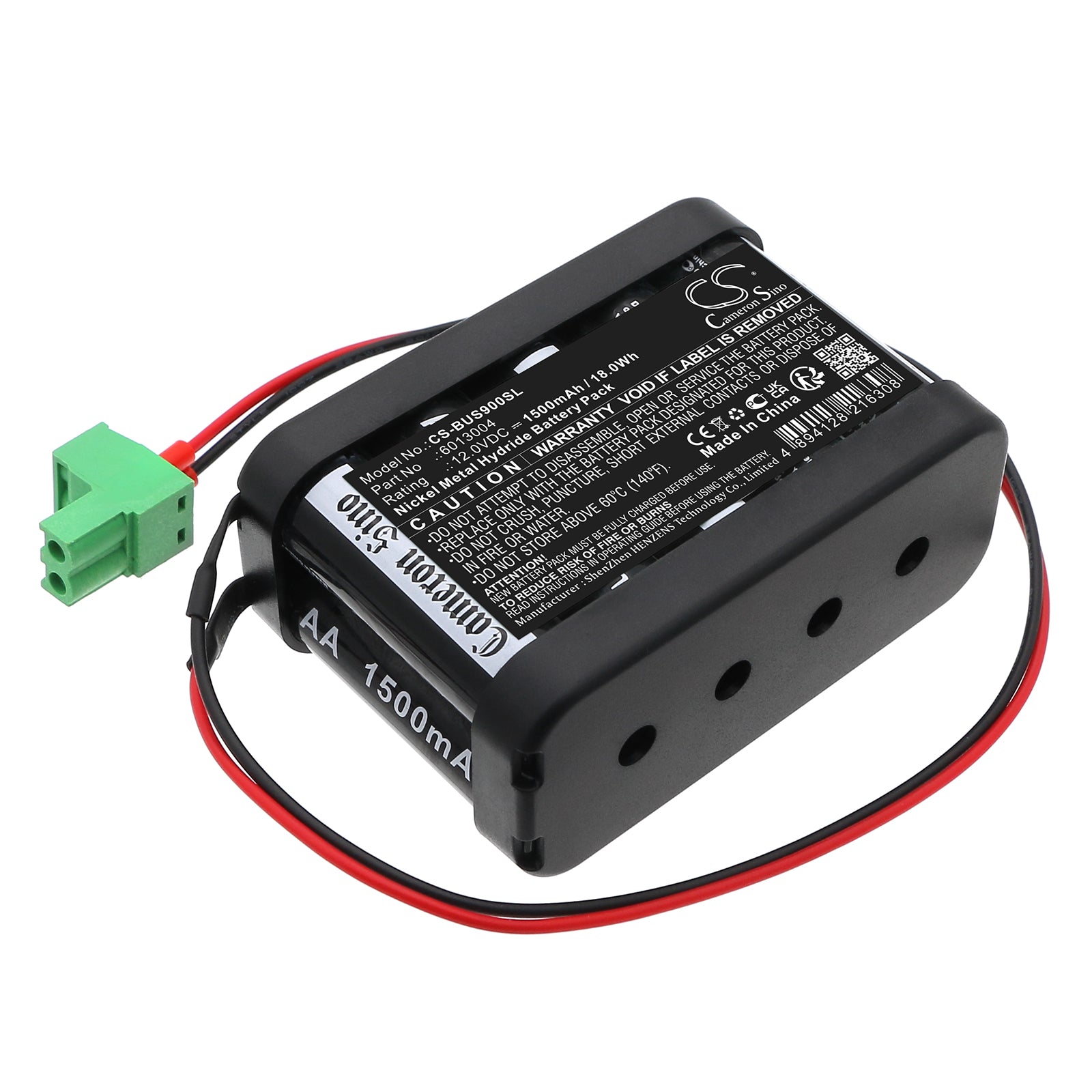12V, Ni-MH, 1500mAh, Battery fits Besam Cud 9 EMD, 18Wh Automatic Doors Cameron Sino Technology Limited
