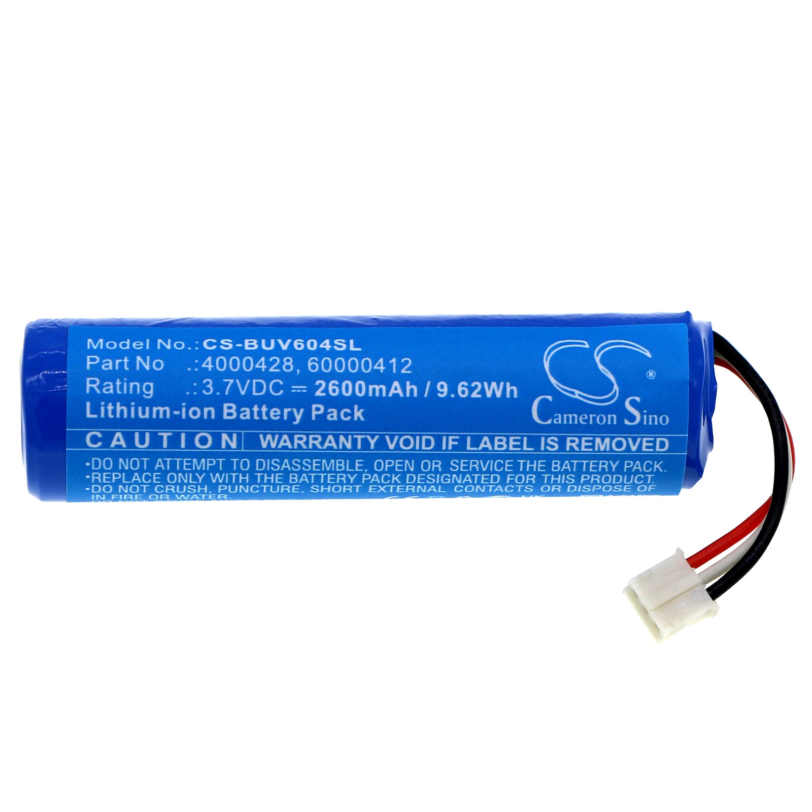 Li-ion, Electronic Magnifier Battery fits Burton Uv604 Led, 3.7V, 2600mAh Electronic Magnifier Cameron Sino Technology Limited