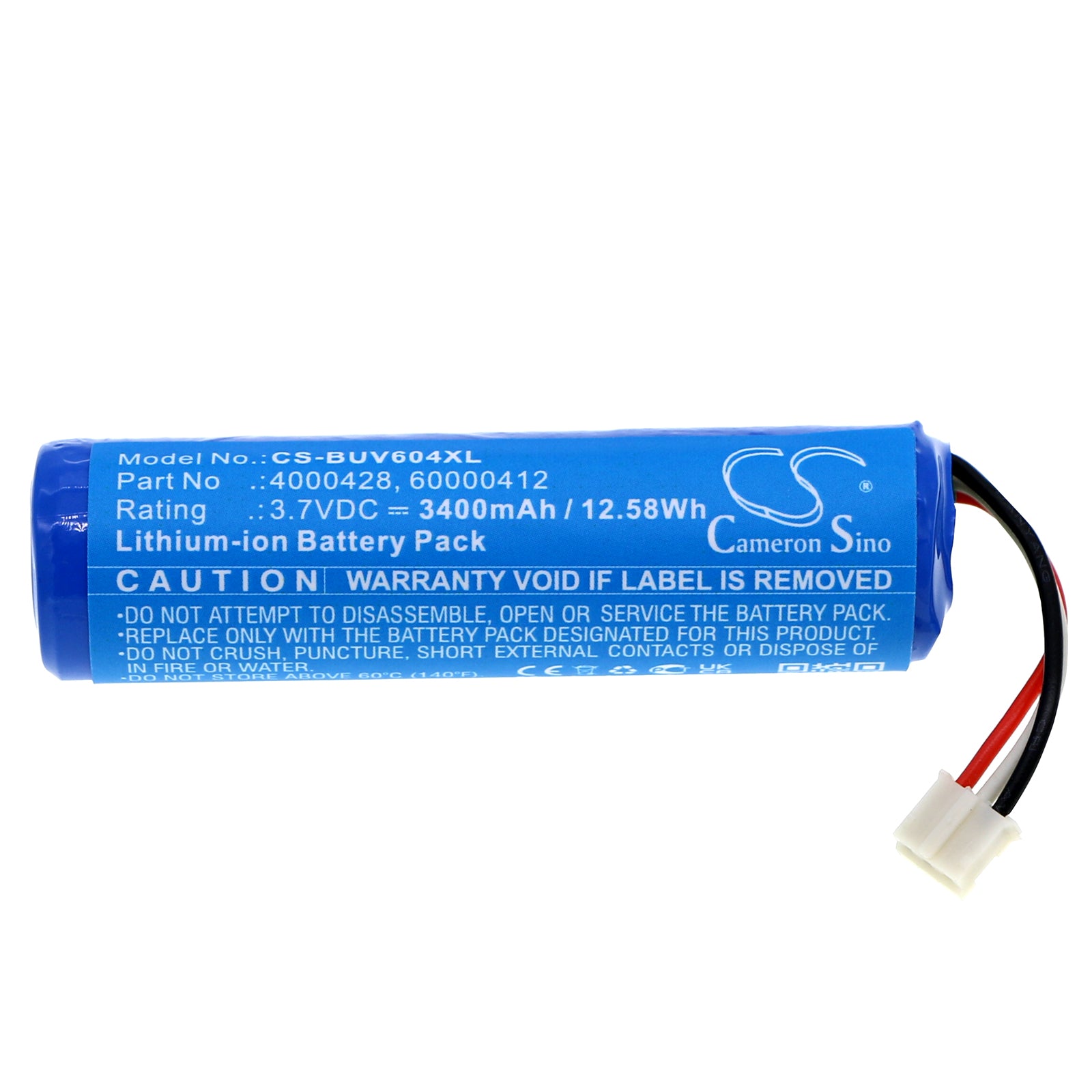 Li-ion, Electronic Magnifier Battery fits Burton Uv604 Led, 3.7V, 3400mAh Electronic Magnifier Cameron Sino Technology Limited