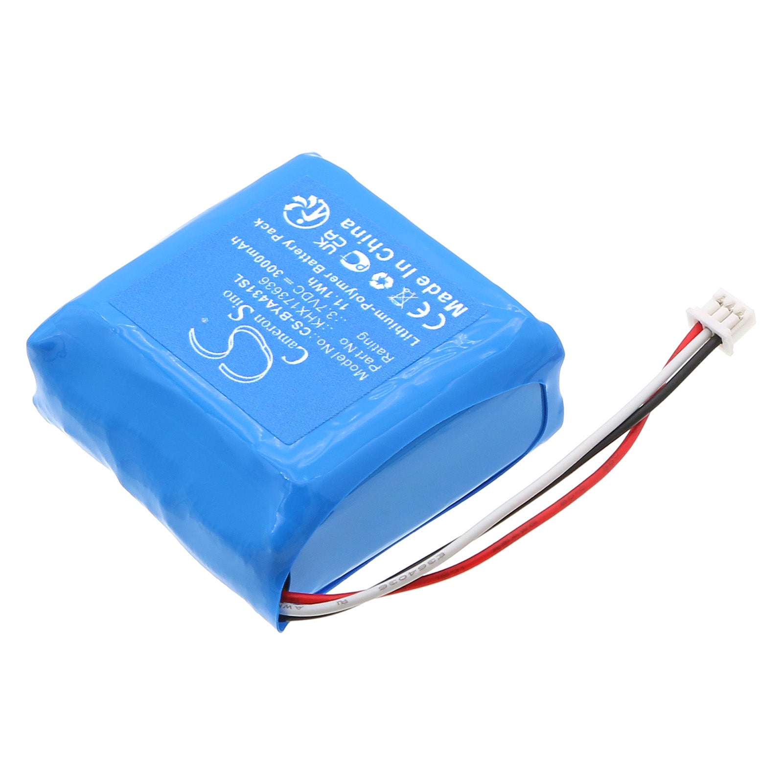 3.7V, Li-Polymer, 3000mAh, Battery fits Babymoov A014429, A014431, 11.1Wh BabyPhone Cameron Sino Technology Limited