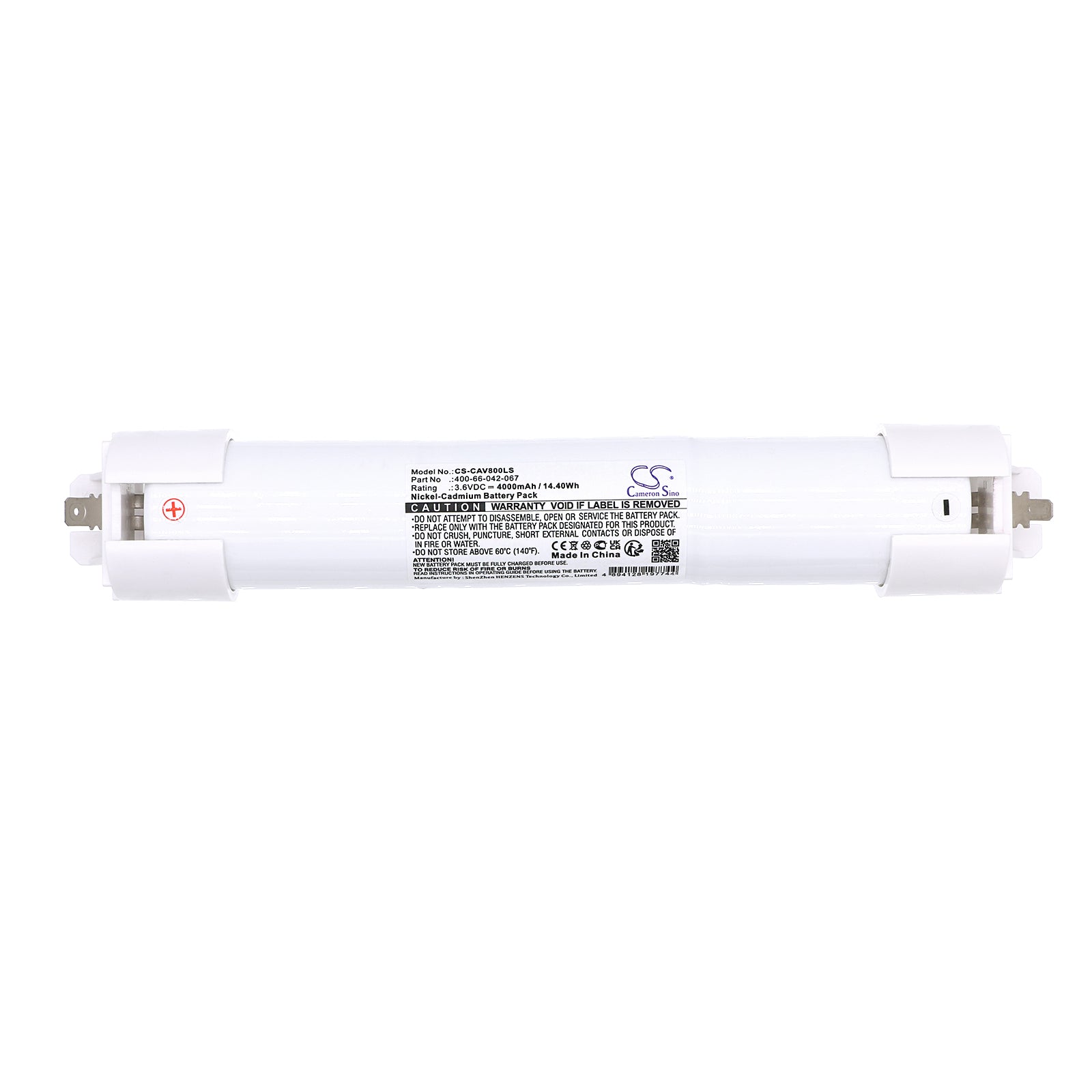 Ni-CD, Emergency Lighting Battery fits Ceag Pro Vl8 Cgline, Vl8 Cgline, 3.6V, 4000mAh Emergency Lighting Cameron Sino Technology Limited